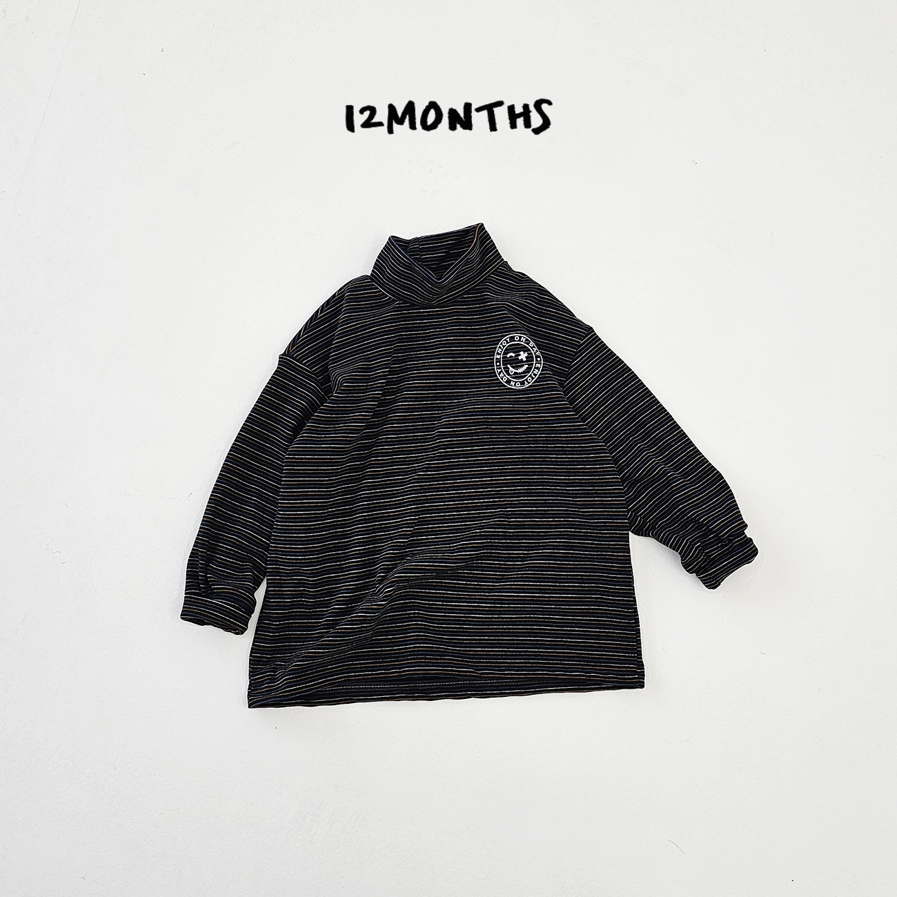 49907立領條紋上衣(兩色)