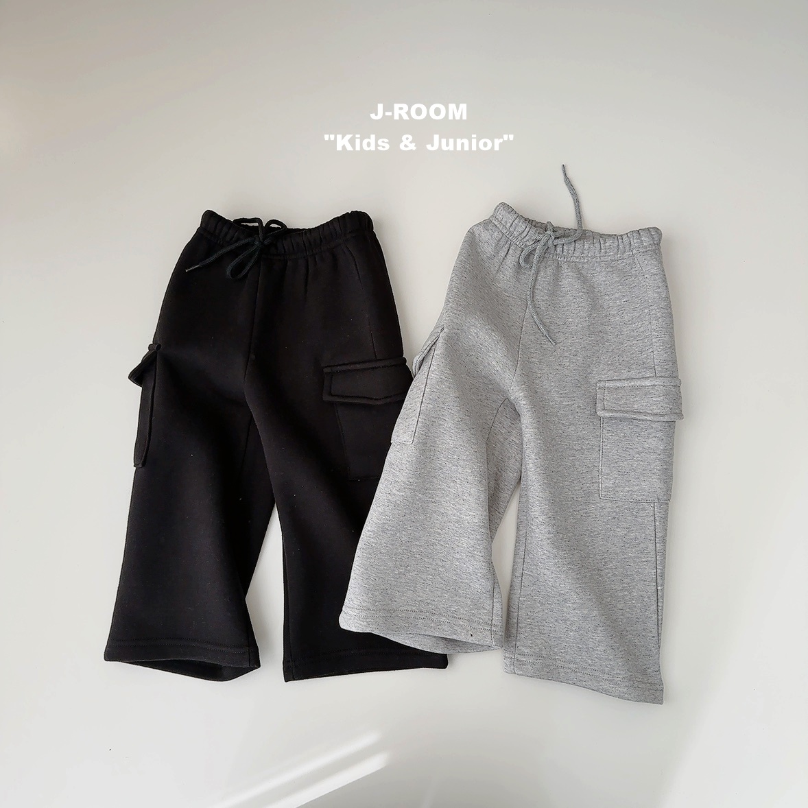 55516綁帶口袋休閒褲(兩色)