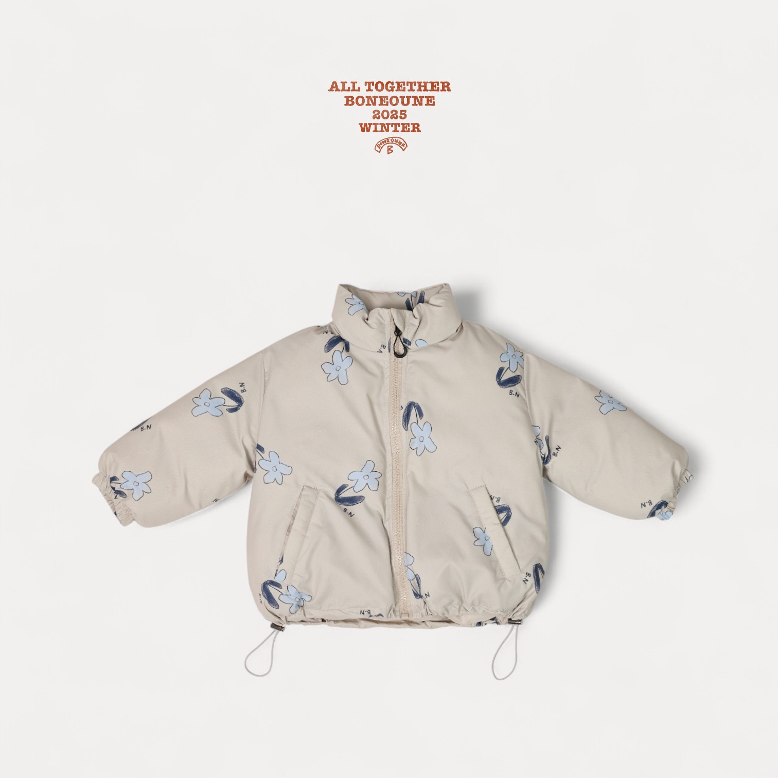 104720花朵鴨絨外套