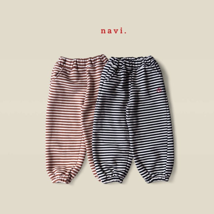 30037條紋束口褲(兩色)