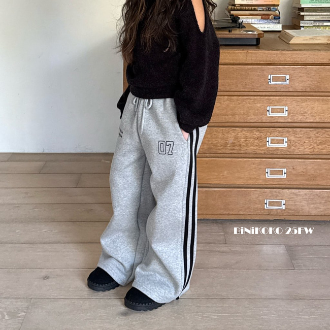 68901數字07線條褲(兩色)