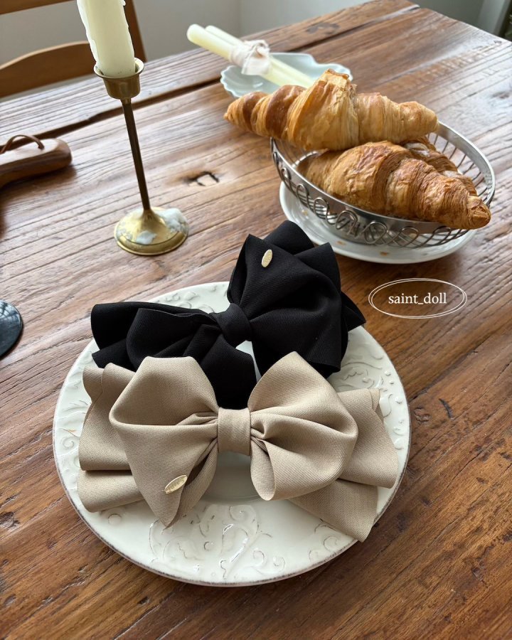 66050大蝴蝶結髮夾(兩色)