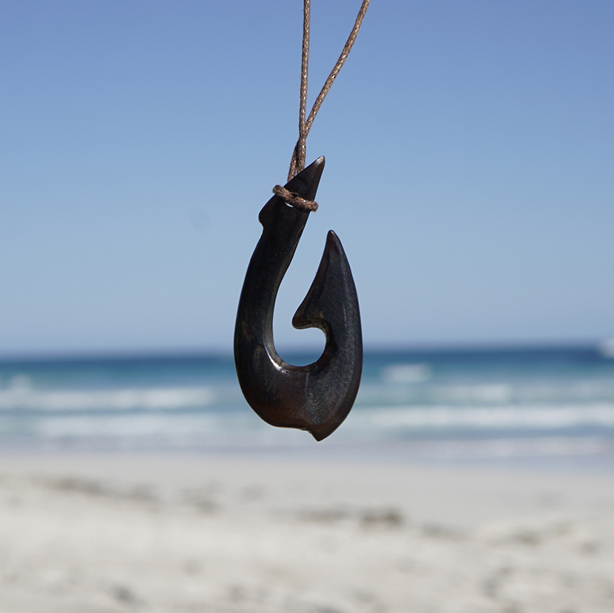 Oya Ocean 經典毛利勾項鍊-半神毛伊的守護(牛角黑)