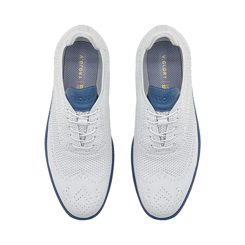 領航員系列-抑菌紗春夏男鞋 - 冰川灰