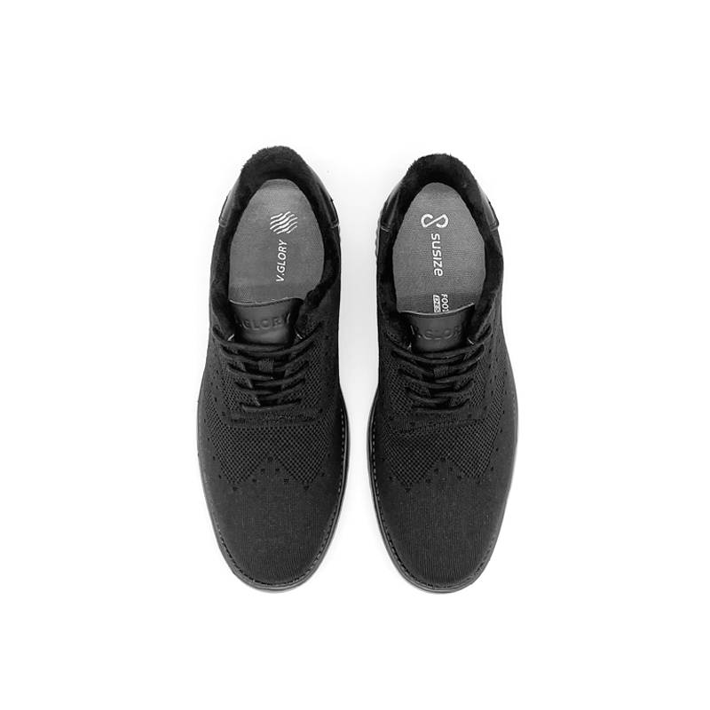 探險家系列加絨抑菌紗冬季男鞋-冷寂黑