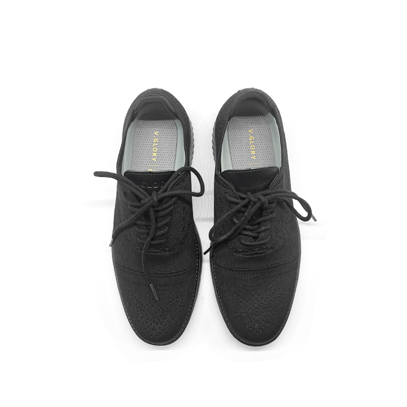 演說家系列抑菌紗四季男鞋-冷寂黑