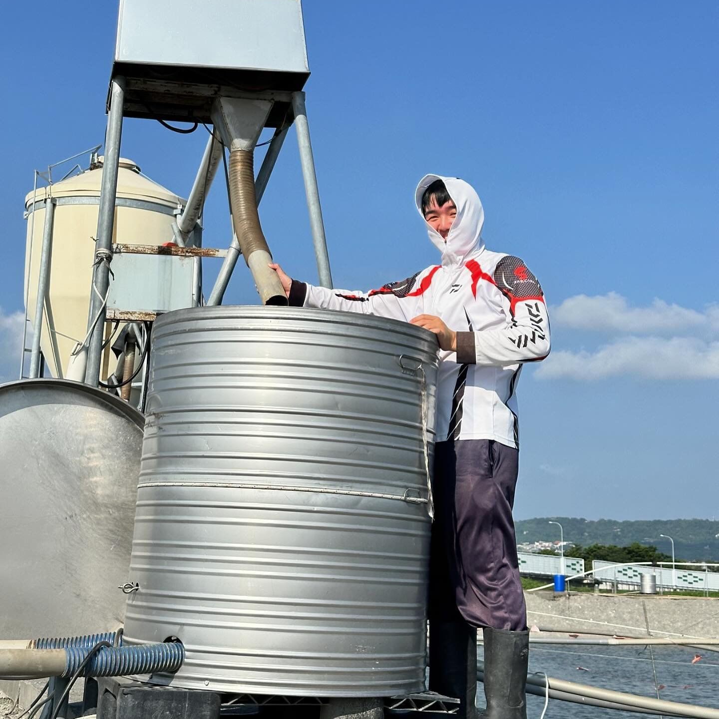 澎湖科大水產養殖系同學暑假實習