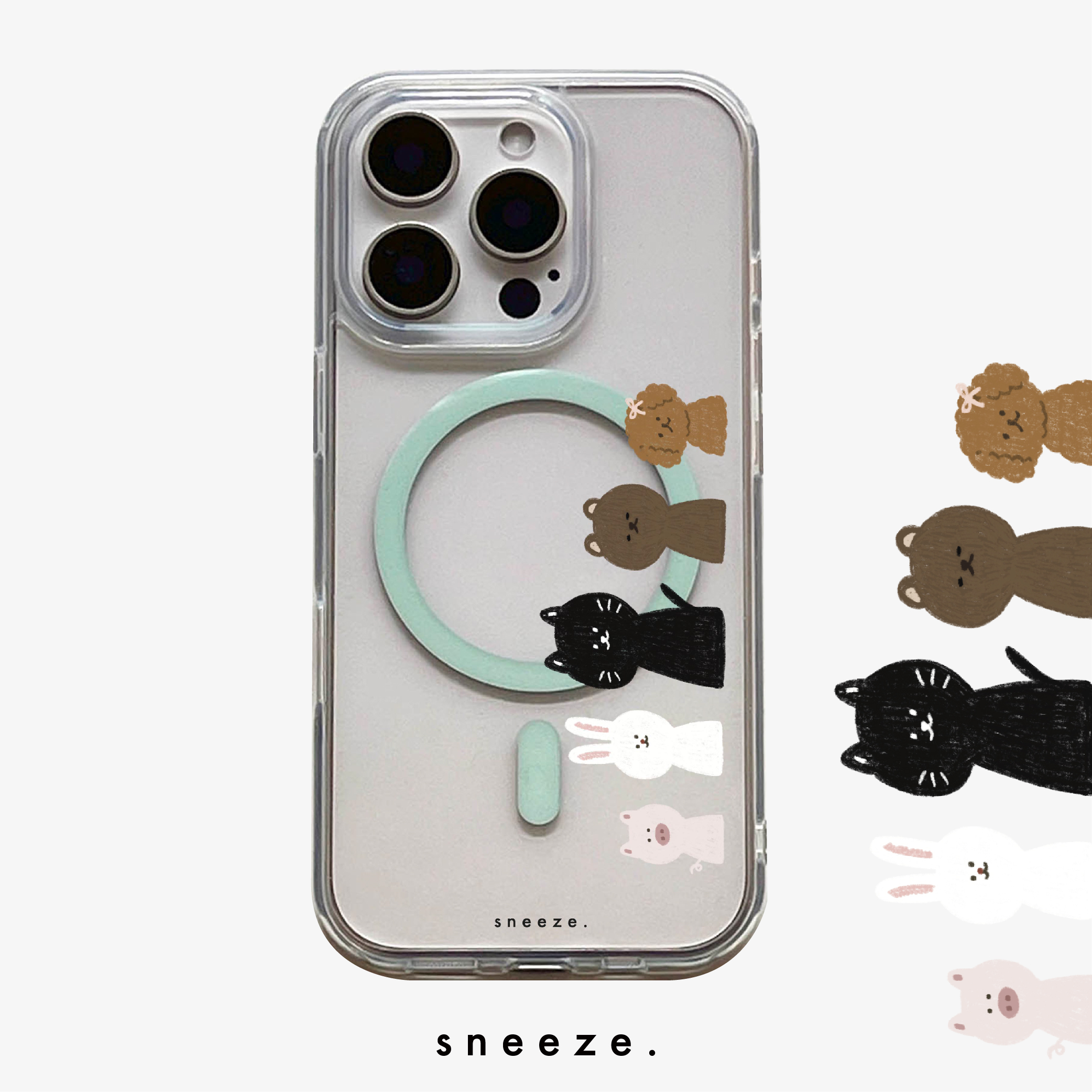 【獨家】小動物排排站浪漫圈圈殼