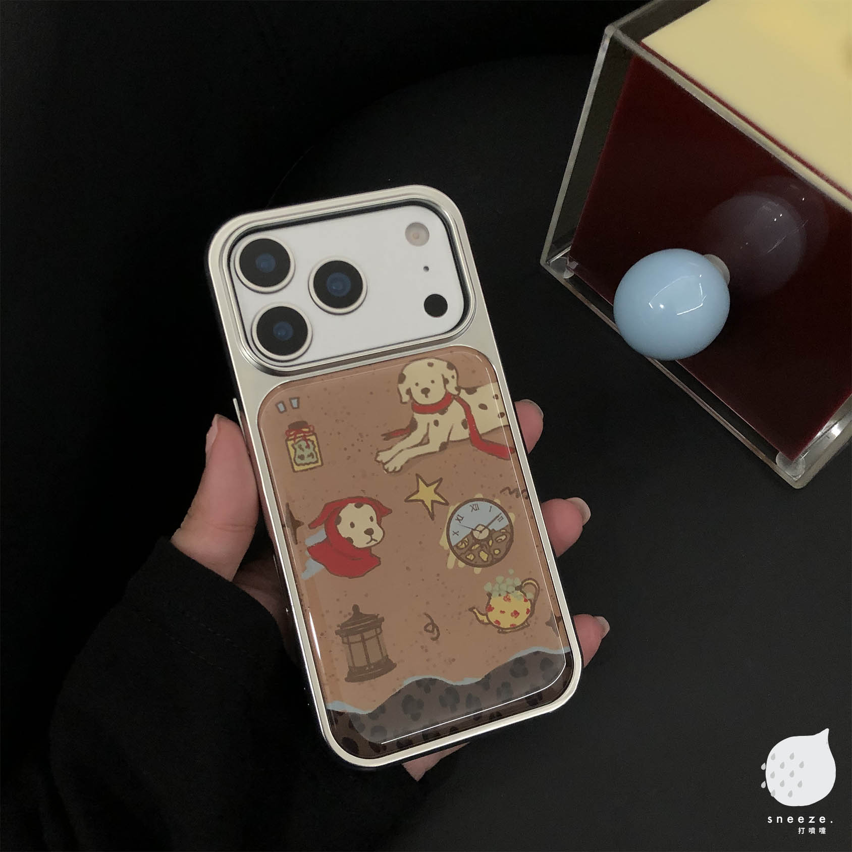 斑點狗狗秋冬配色殼