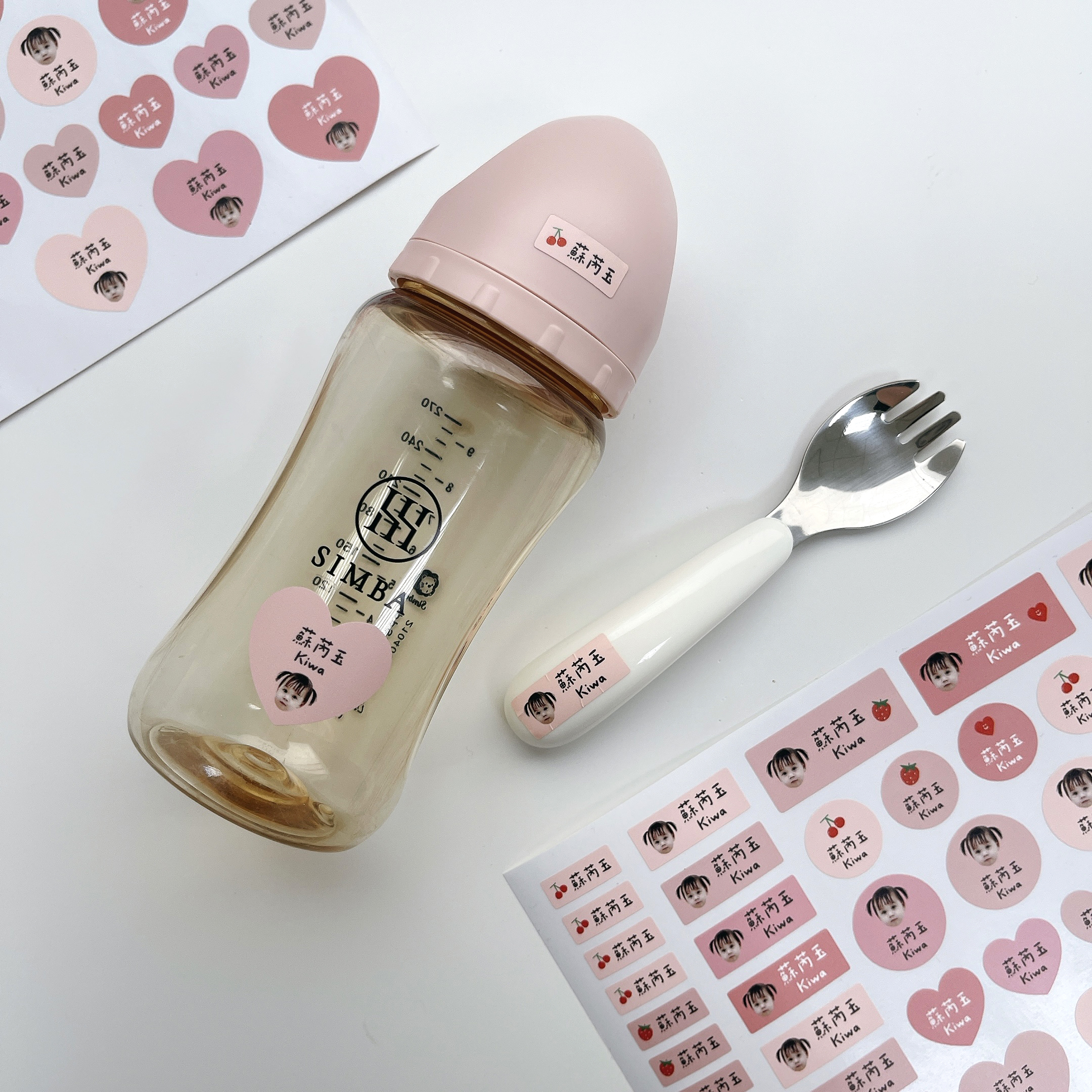 客製 |耐高溫防水 大小尺寸姓名貼132小張5