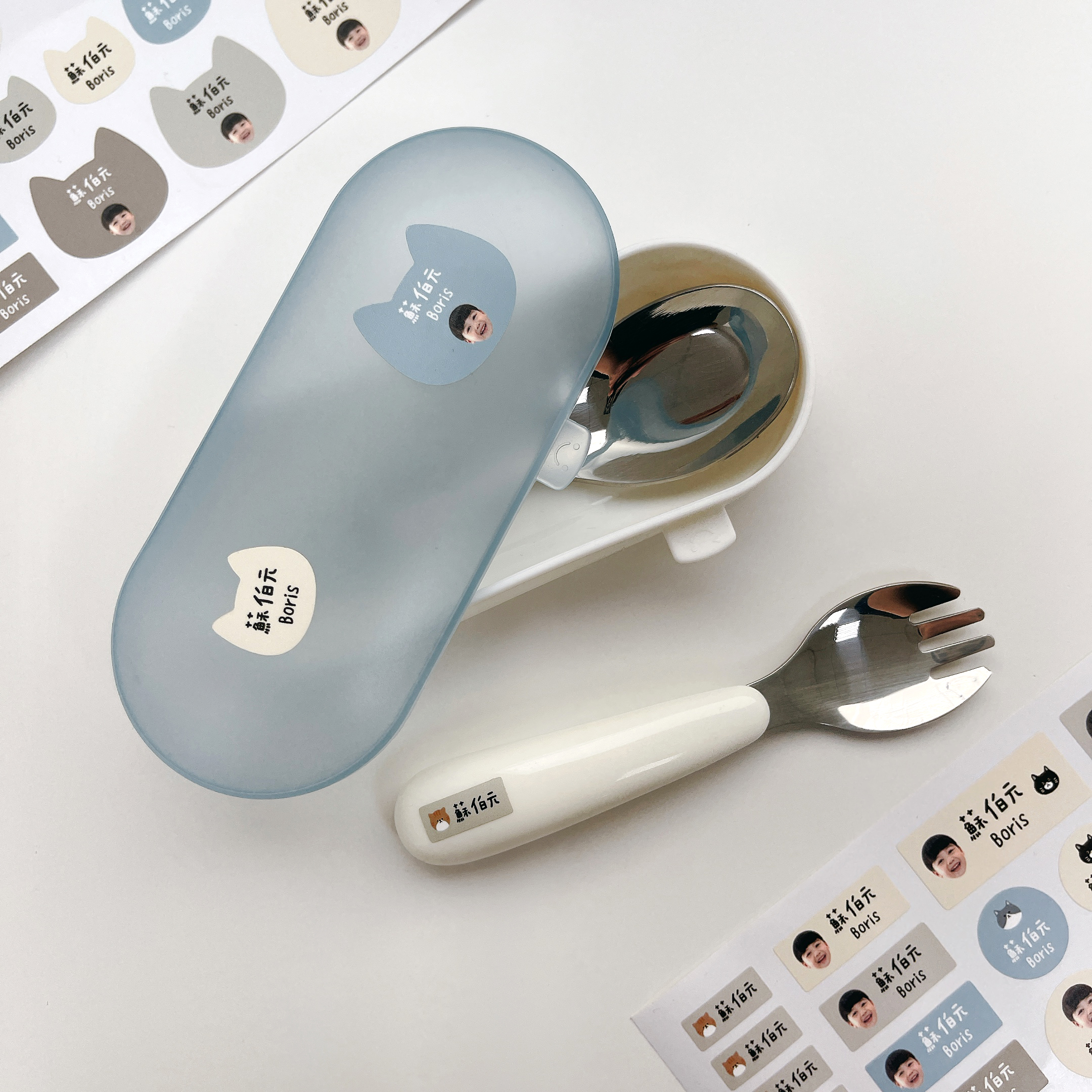 客製 |耐高溫防水 大小尺寸姓名貼132小張6