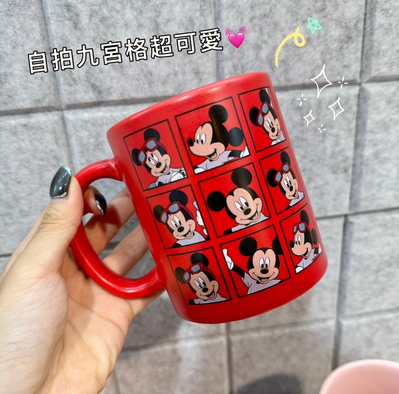 M&K正版迪士尼自拍九宮格造型馬克杯4