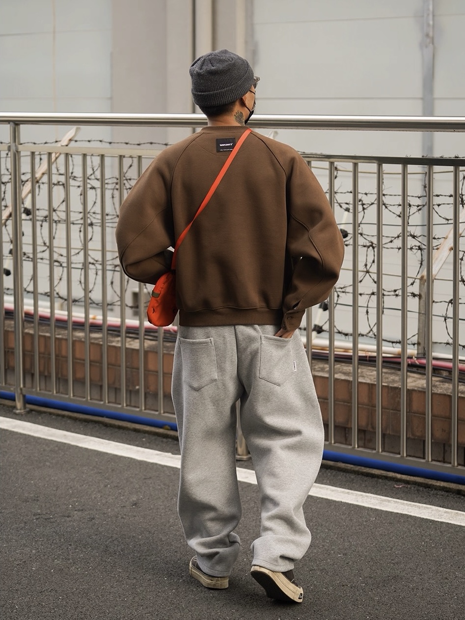 重磅500G寬鬆複合棉解構棉褲4