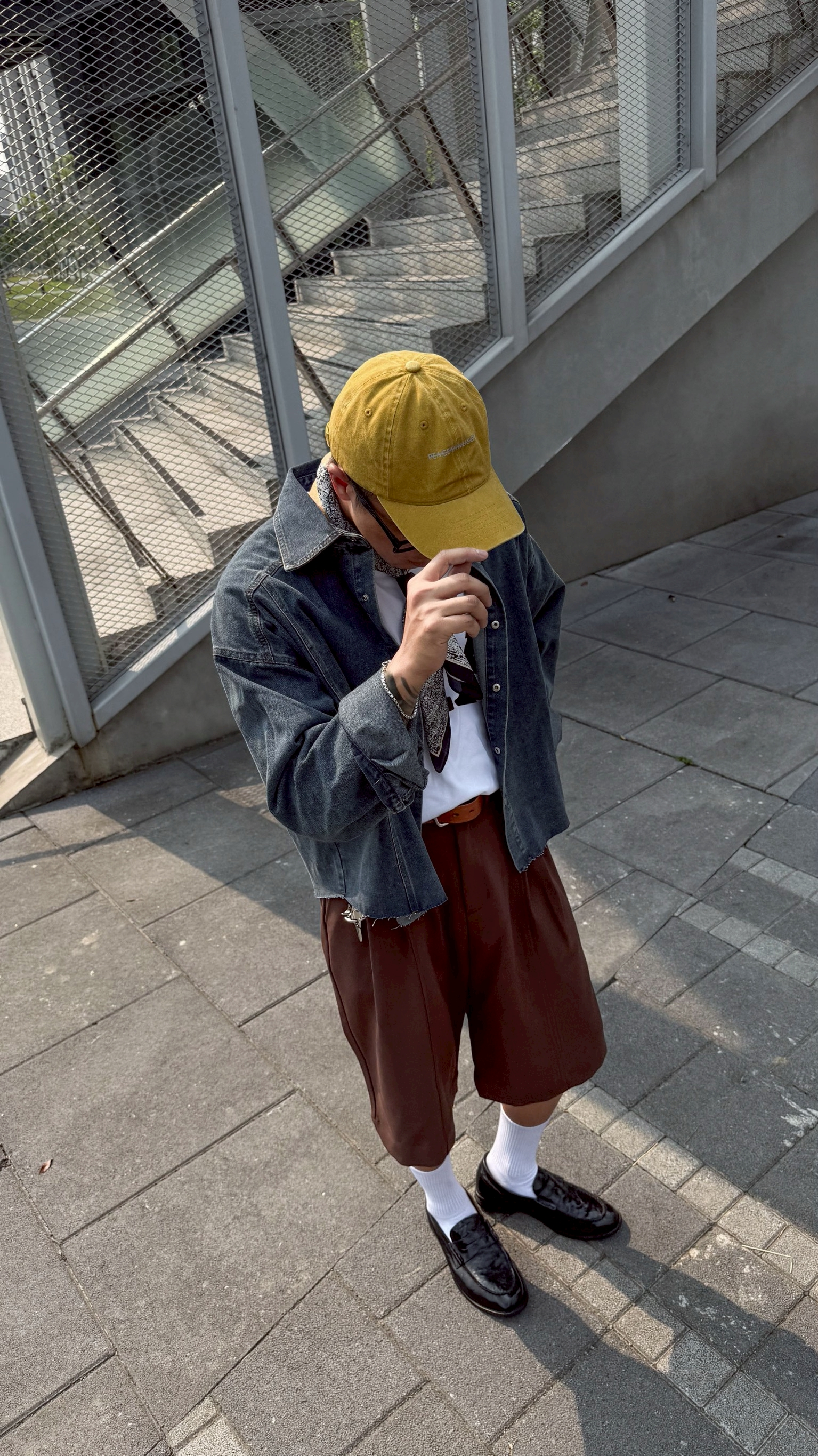 職人剪裁垂墜感七分西裝褲9