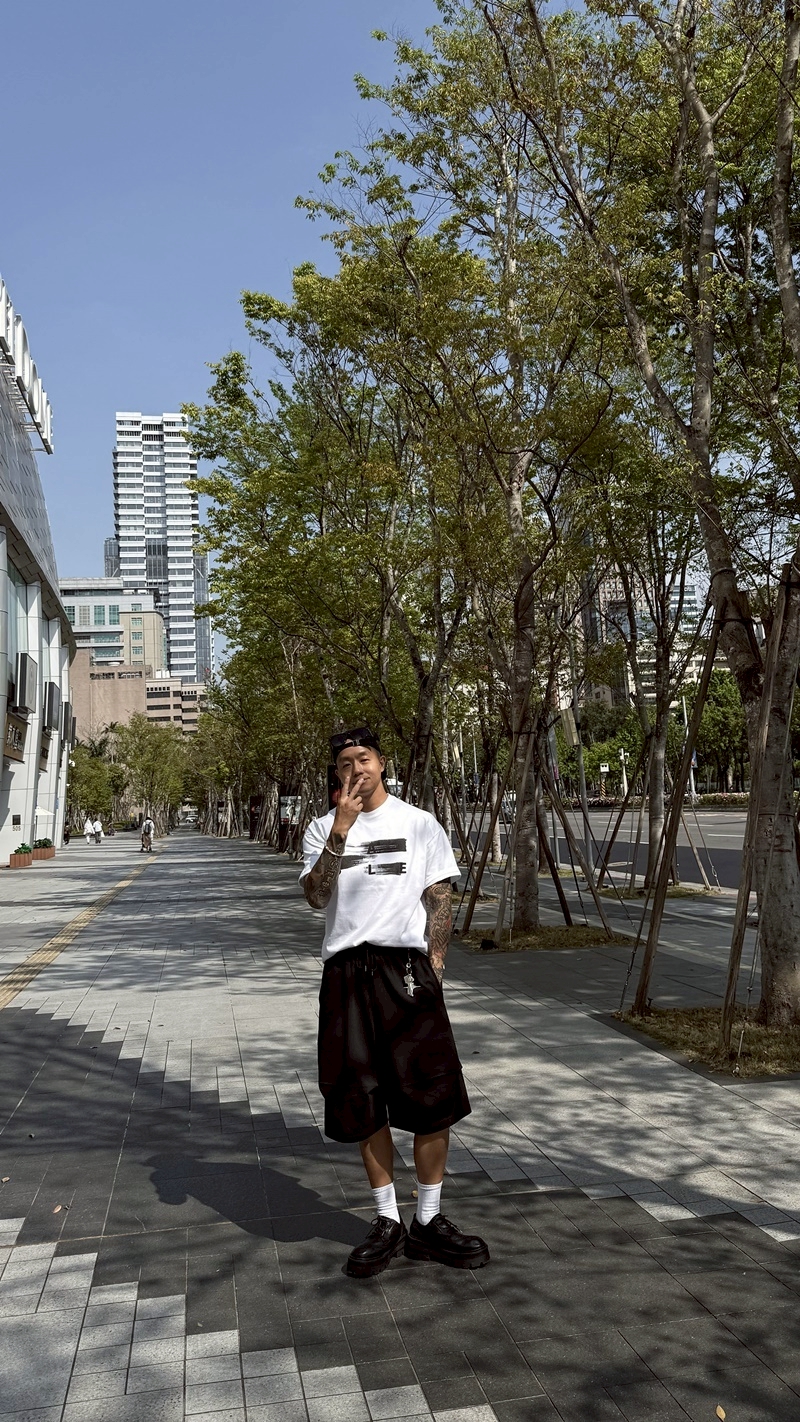 打褶立體廓形棉質七分褲5