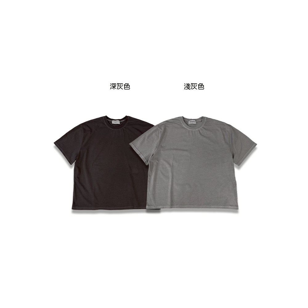 街頭水洗BOXY短寬版型TEE16