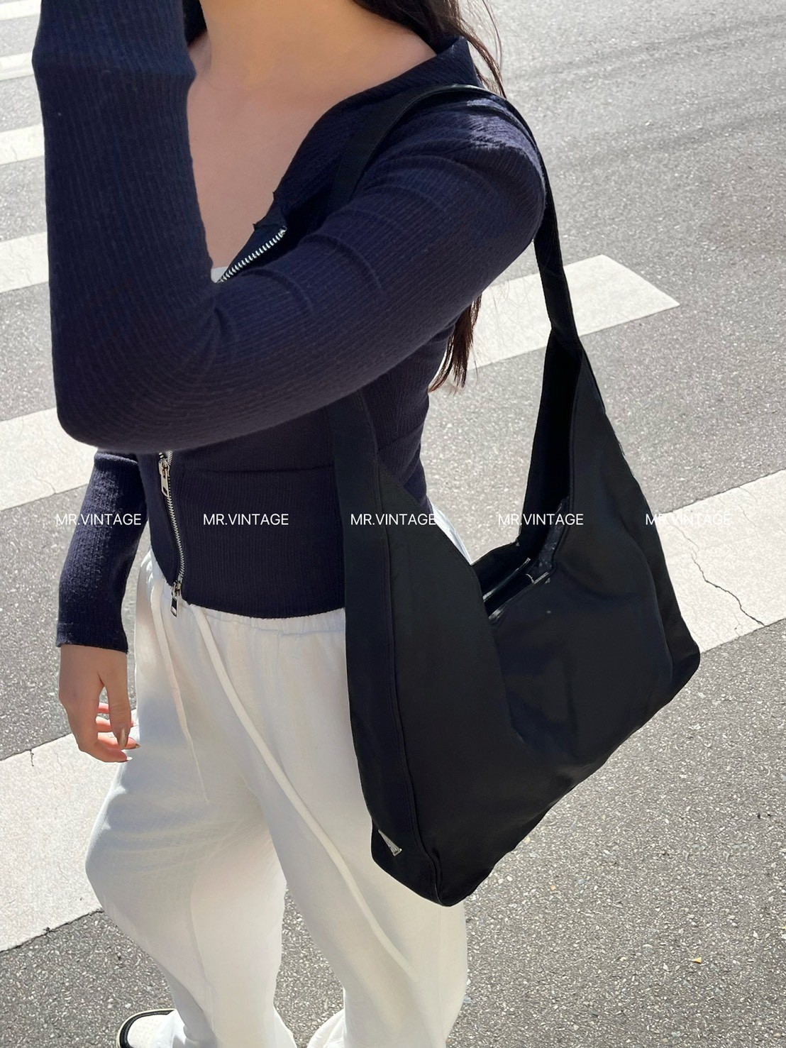 Prada尼龍單肩包3