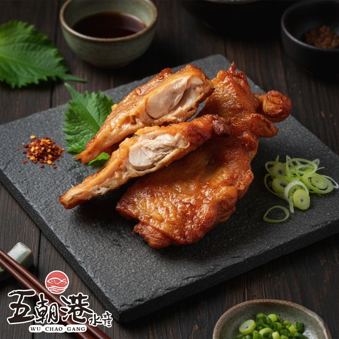 【五朝港水產】原味無骨雞腿排(450g/包)