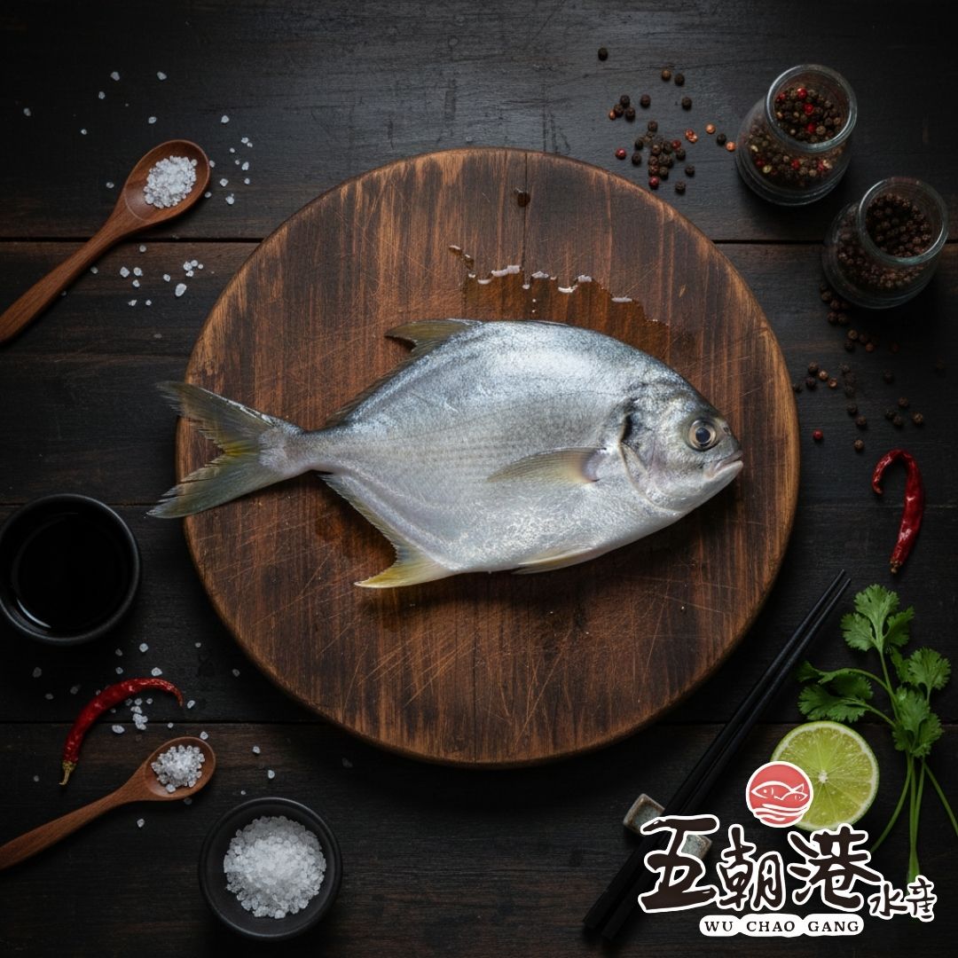 【五朝港水產】招財三去黃金鯧/紅杉魚(400~500g/尾)