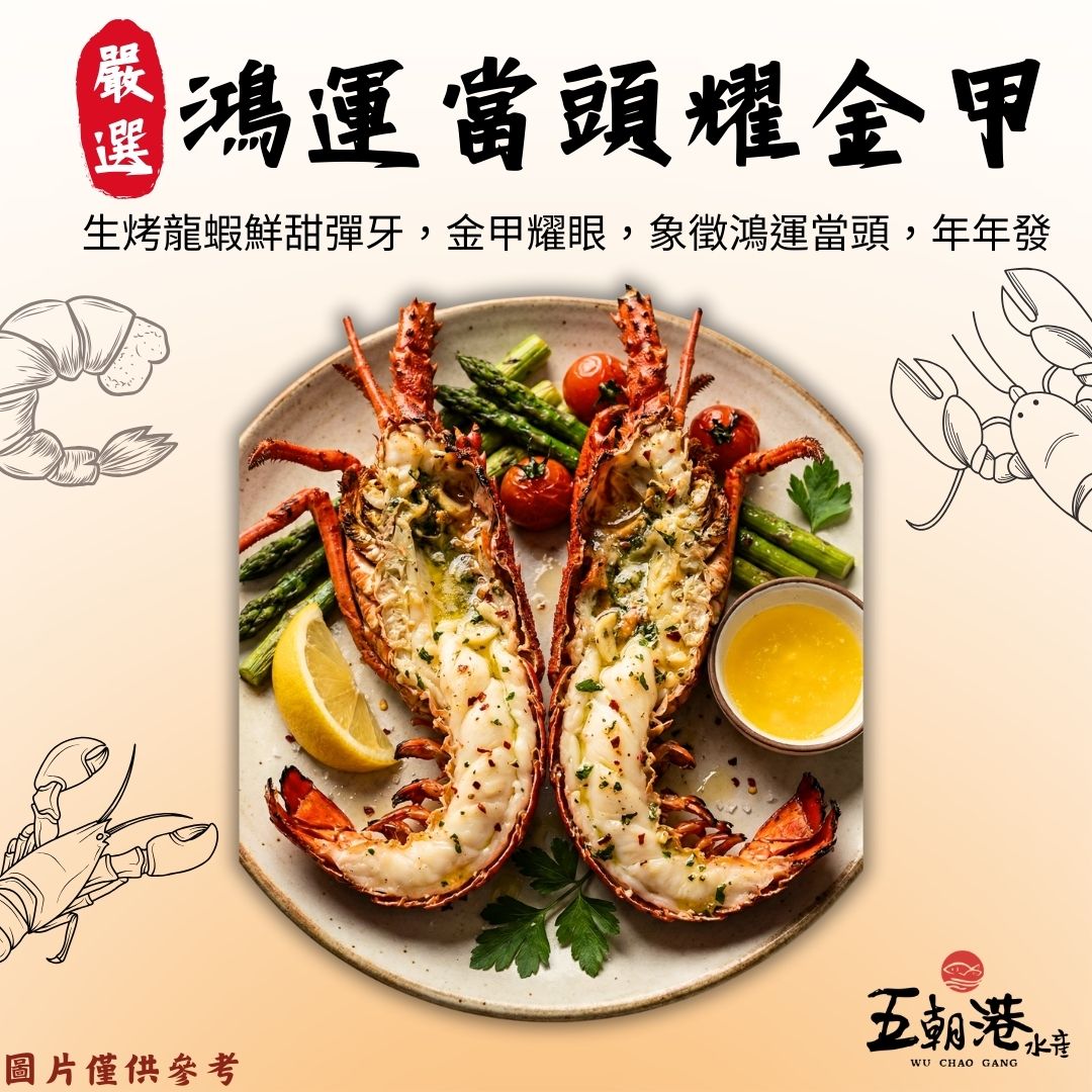 【五朝港水產年菜】鴻運當頭耀金甲