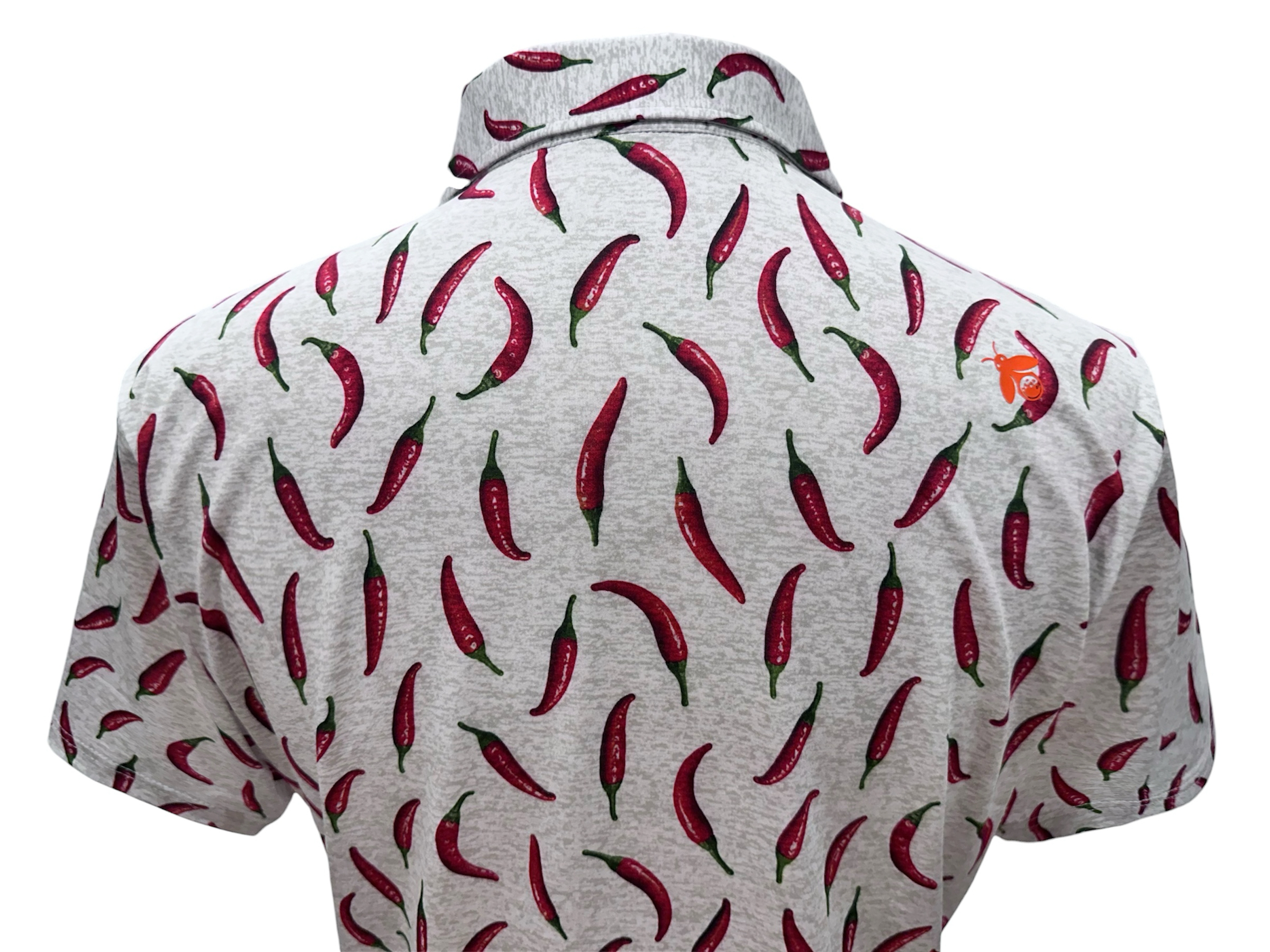情侶款|螢火蟲系列 辣椒🌶️印花 短袖POLO衫-男6
