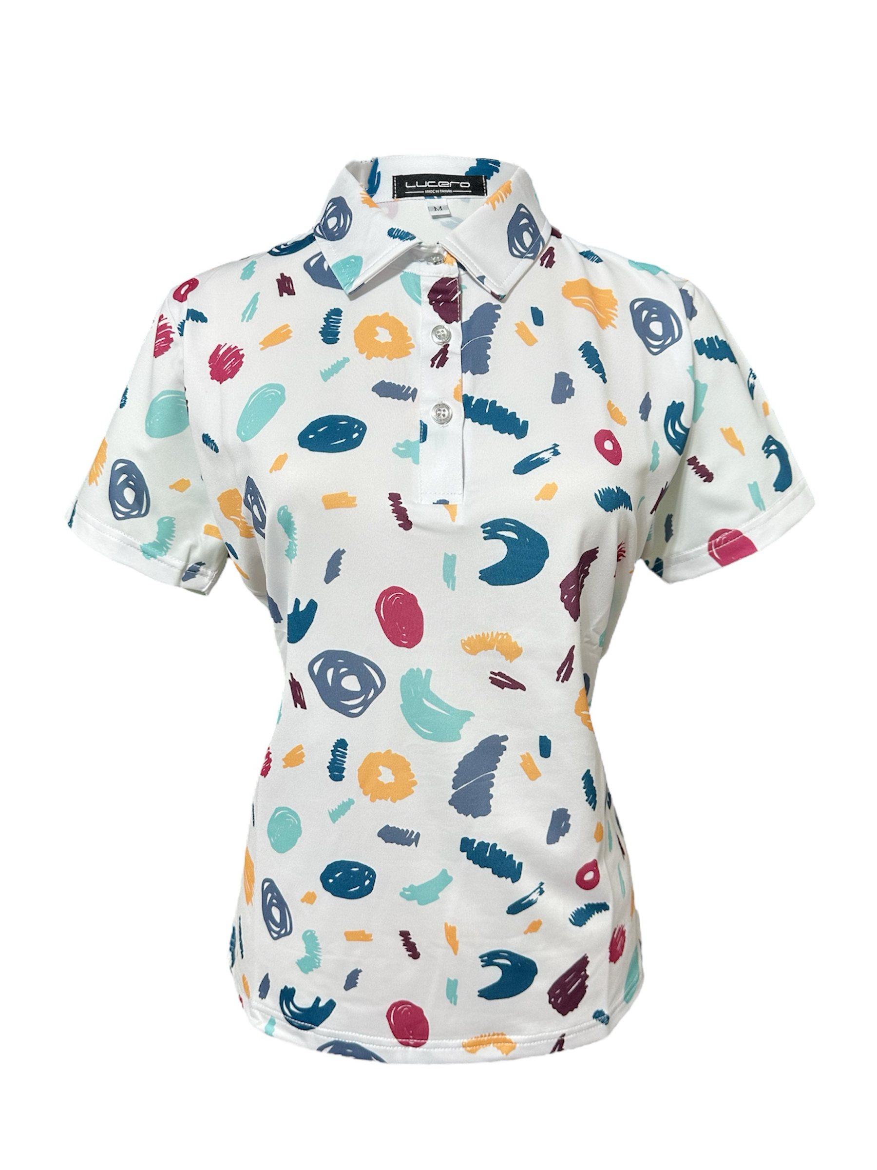 情侶款｜螢火蟲系列 塗鴉彩繪印花 短袖POLO衫-女