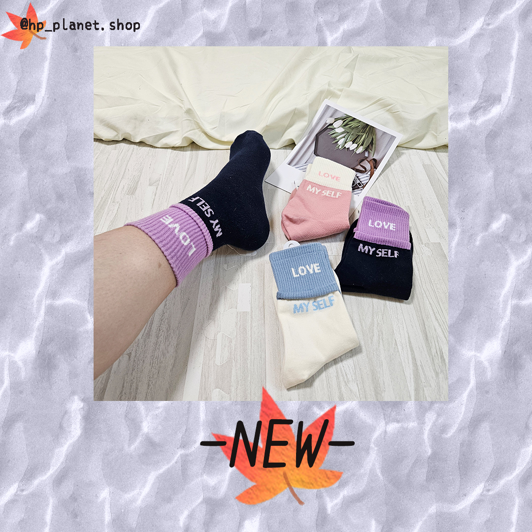 正韓 闆娘最愛字母LOVE拚色短襪 正韓 闆娘最愛字母LOVE拚色短襪
