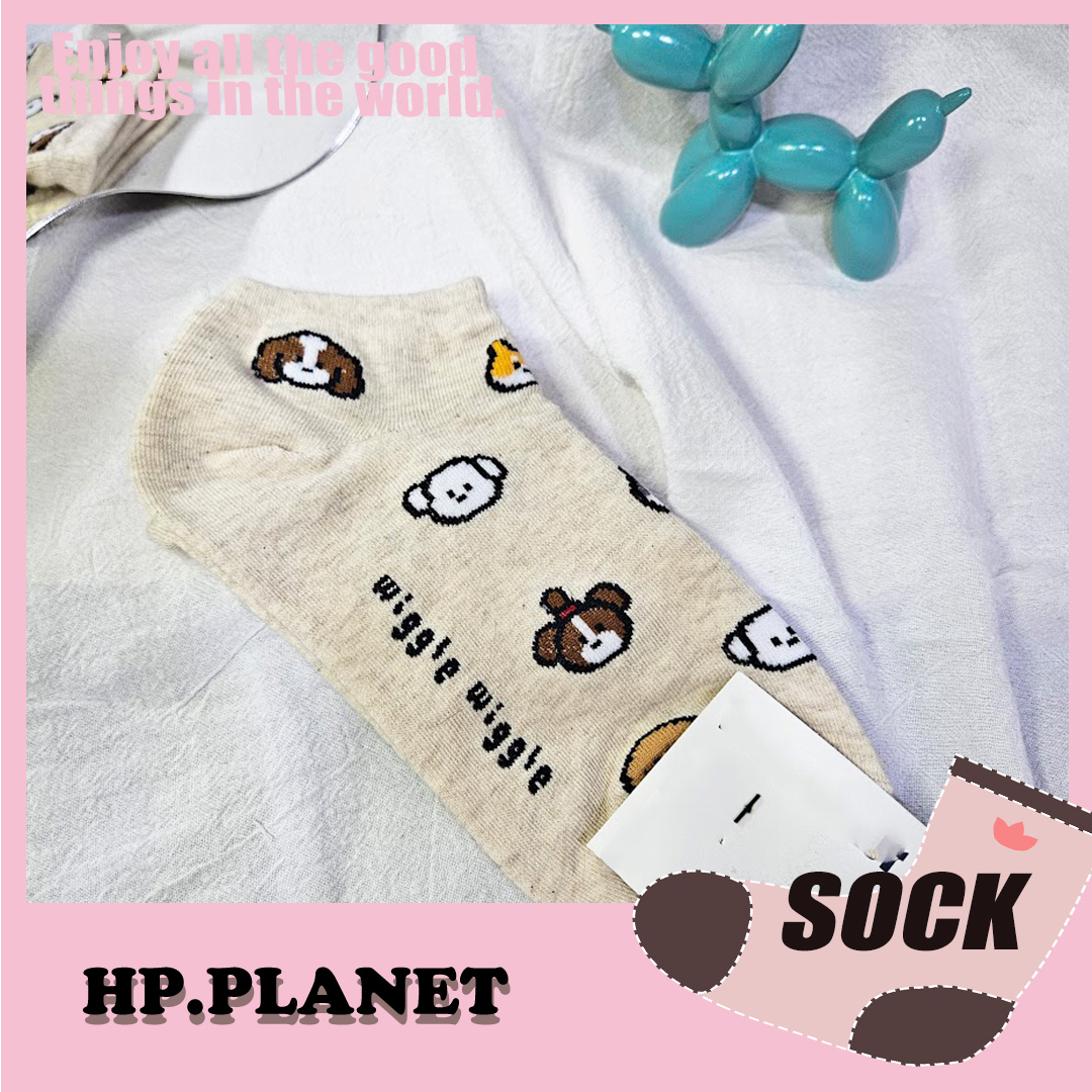 正韓 滿版汪汪小犬踝襪 正韓 滿版汪汪小犬踝襪