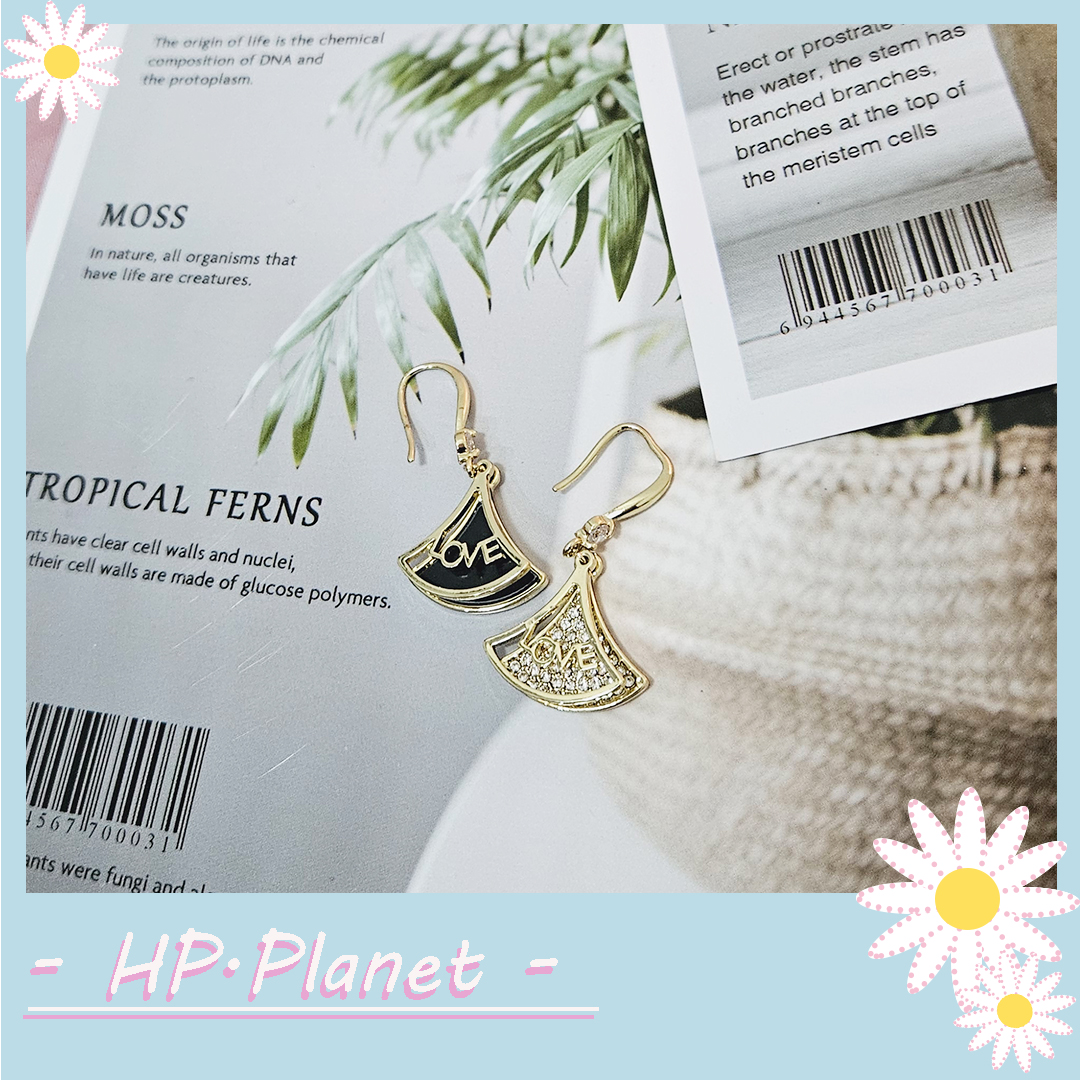 扇形鏤空Love防敏問號鋼針 扇形鏤空Love防敏問號鋼針