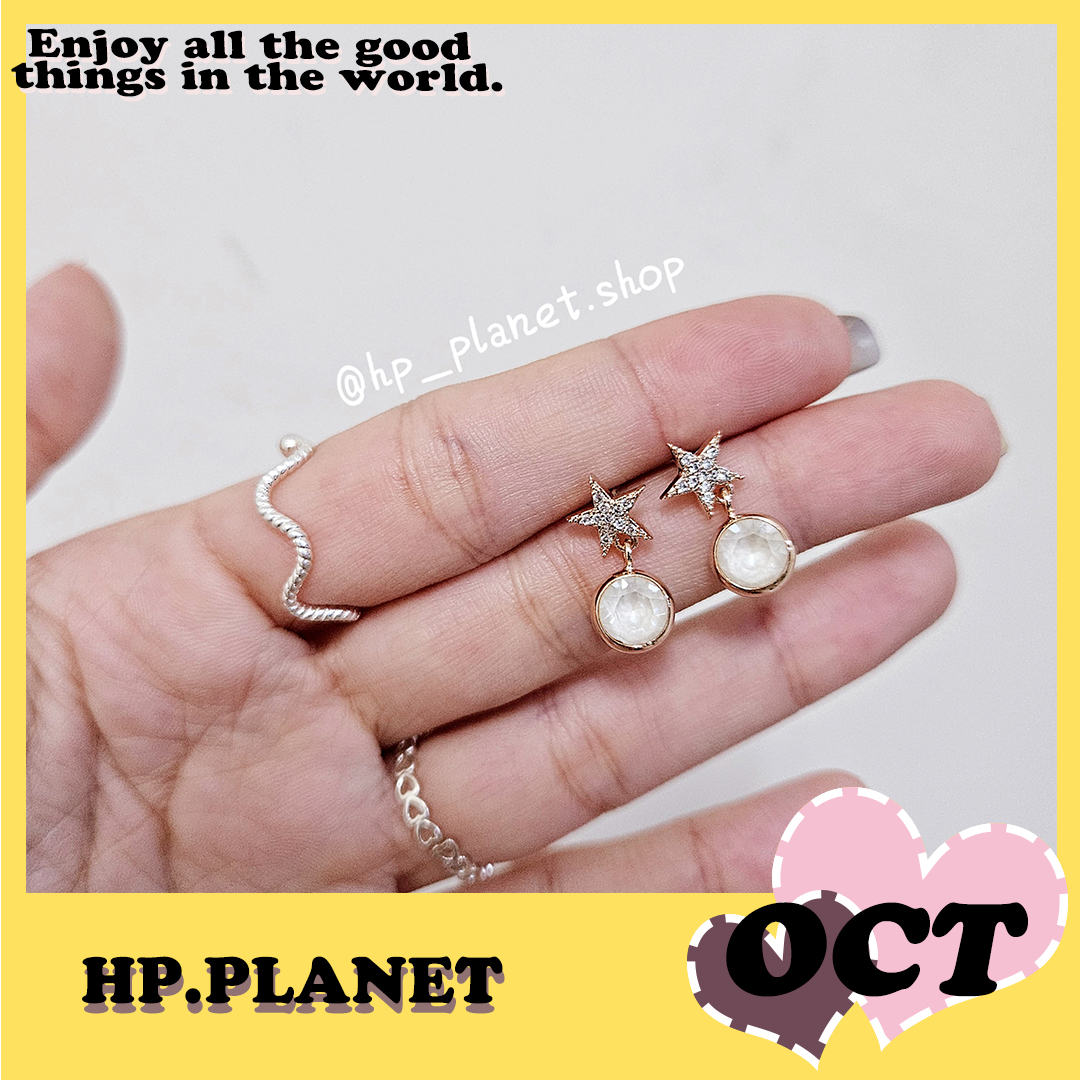 正韓 星芒-多角切面水金鑽925耳針 正韓 星芒-多角切面水金鑽925耳針