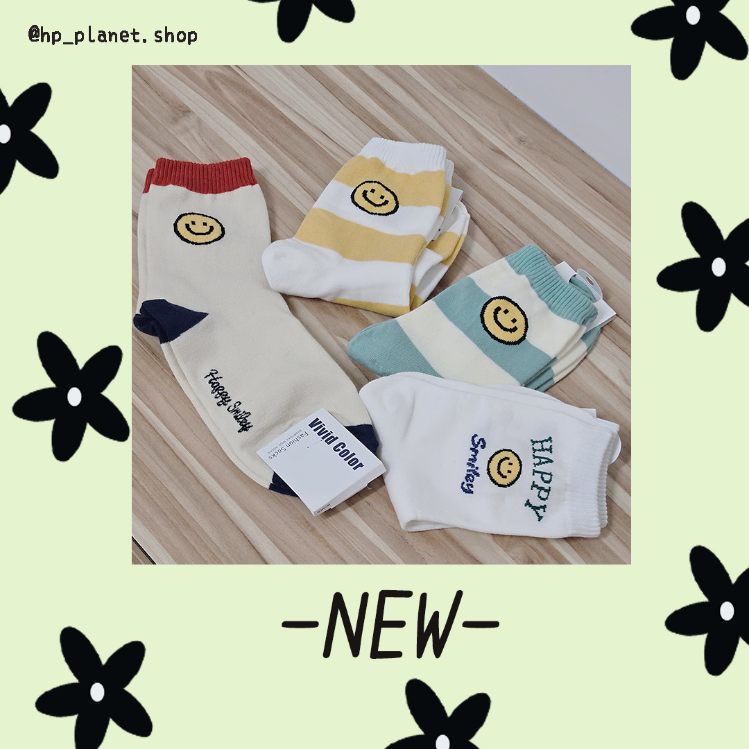 H闆自留款 正韓 素面/彩色條紋微笑襪襪 H闆自留款 正韓 素面/彩色條紋微笑襪襪