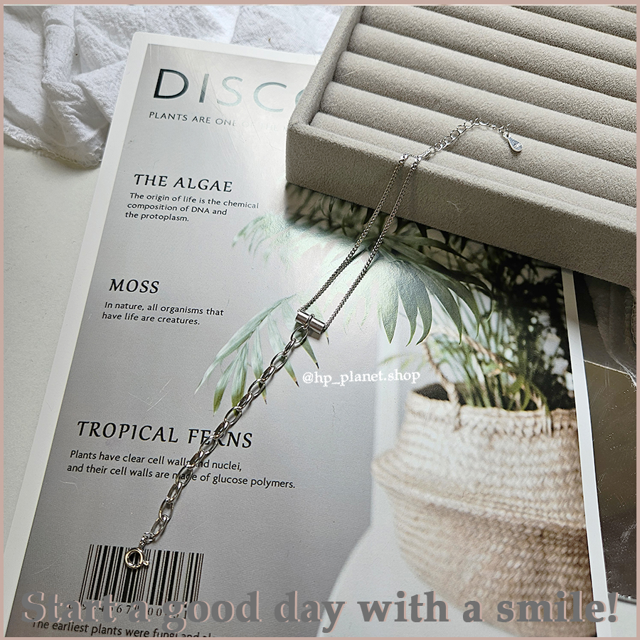 個性雙層拚鎖鏈925純銀手鏈