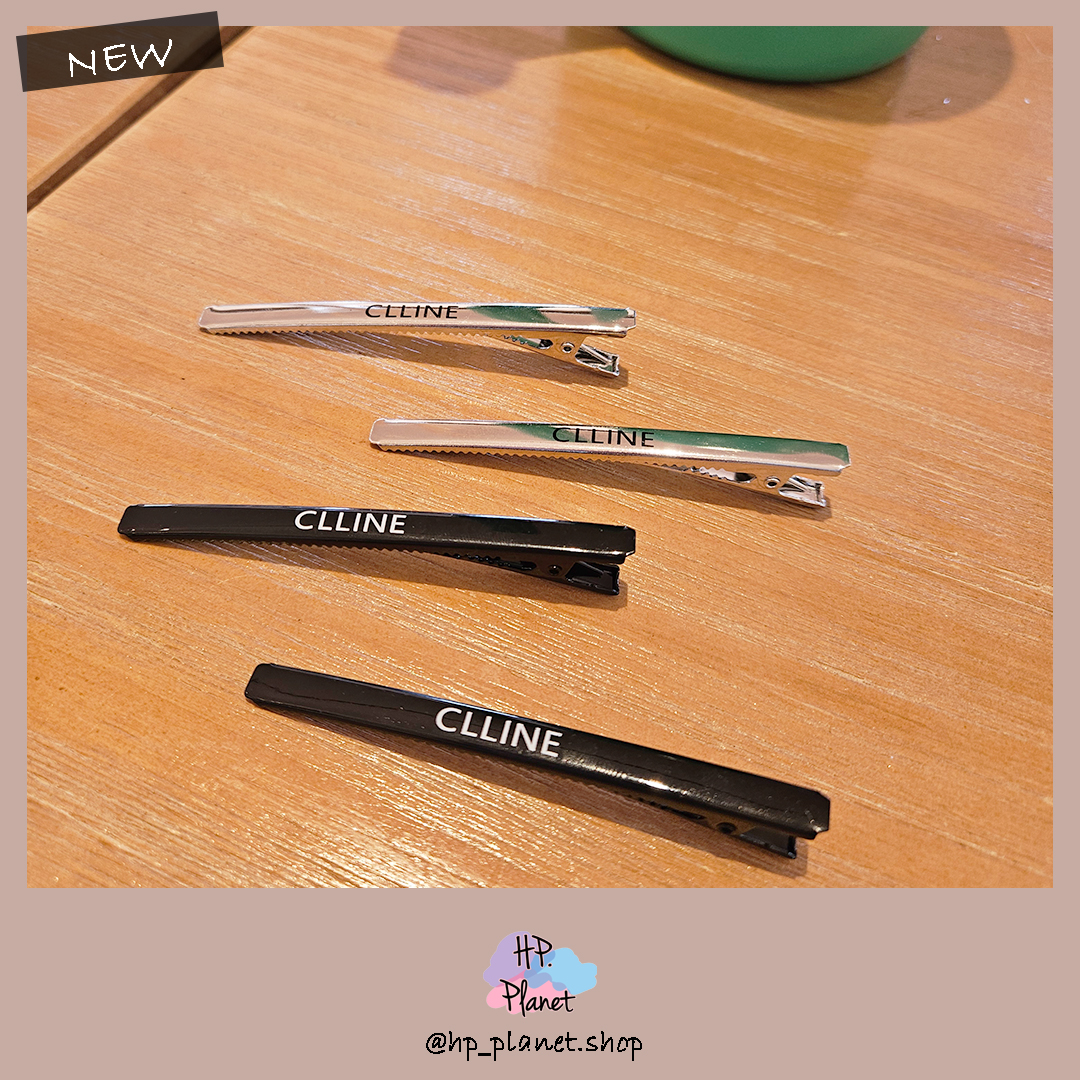 CLLINE字母側邊一字劉海夾(兩入) CLLINE字母側邊一字劉海夾(兩入)