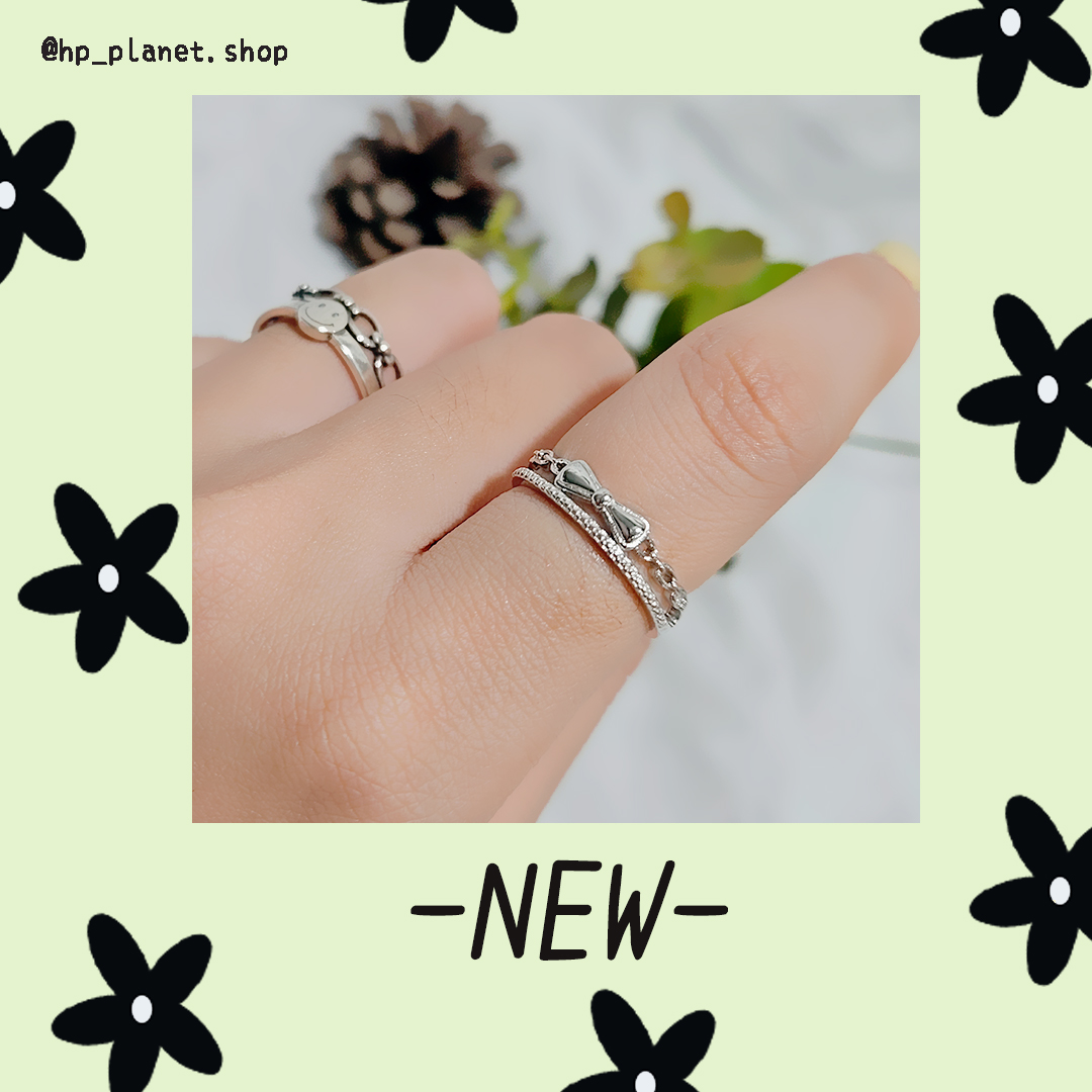 蝴蝶結氣質雙層999足銀戒 蝴蝶結氣質雙層999足銀戒