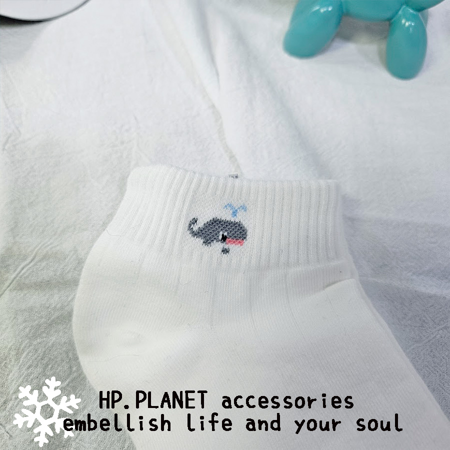 正韓 小鯨魚腳踝襪