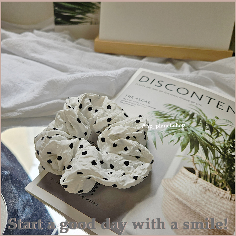 小波點質感髪圈