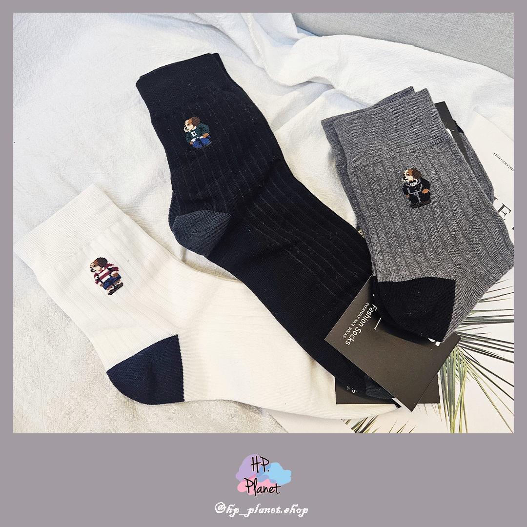 正韓 紳士汪汪拚色男襪