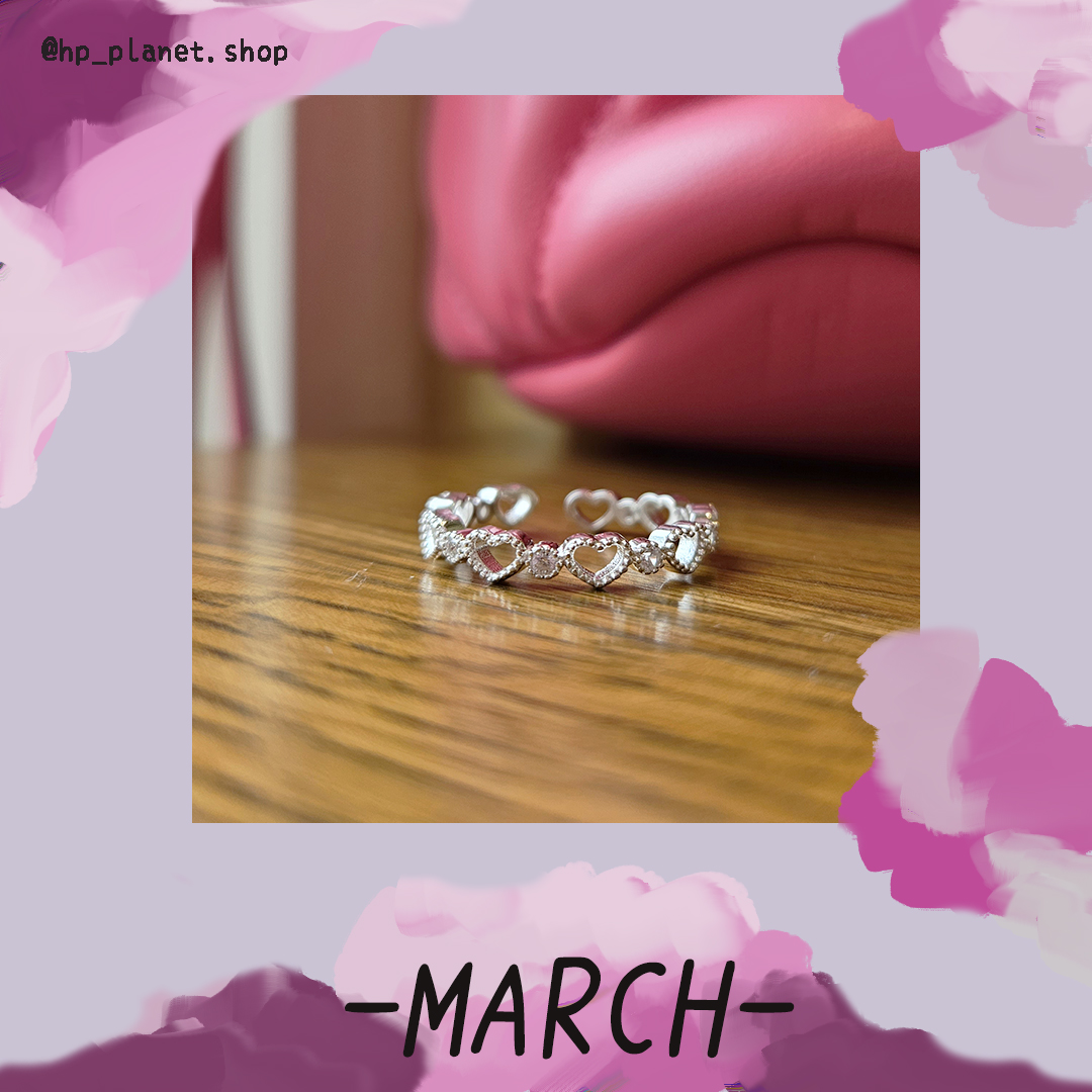 小鑽鏤空愛心925純銀戒指 小鑽鏤空愛心925純銀戒指