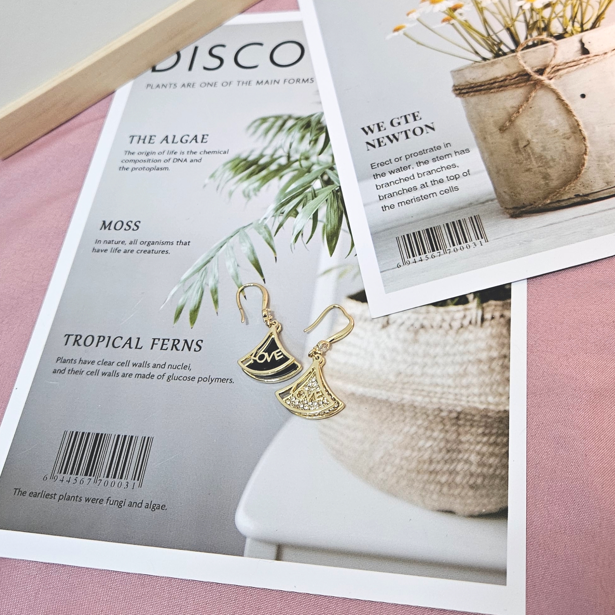 扇形鏤空Love防敏問號鋼針