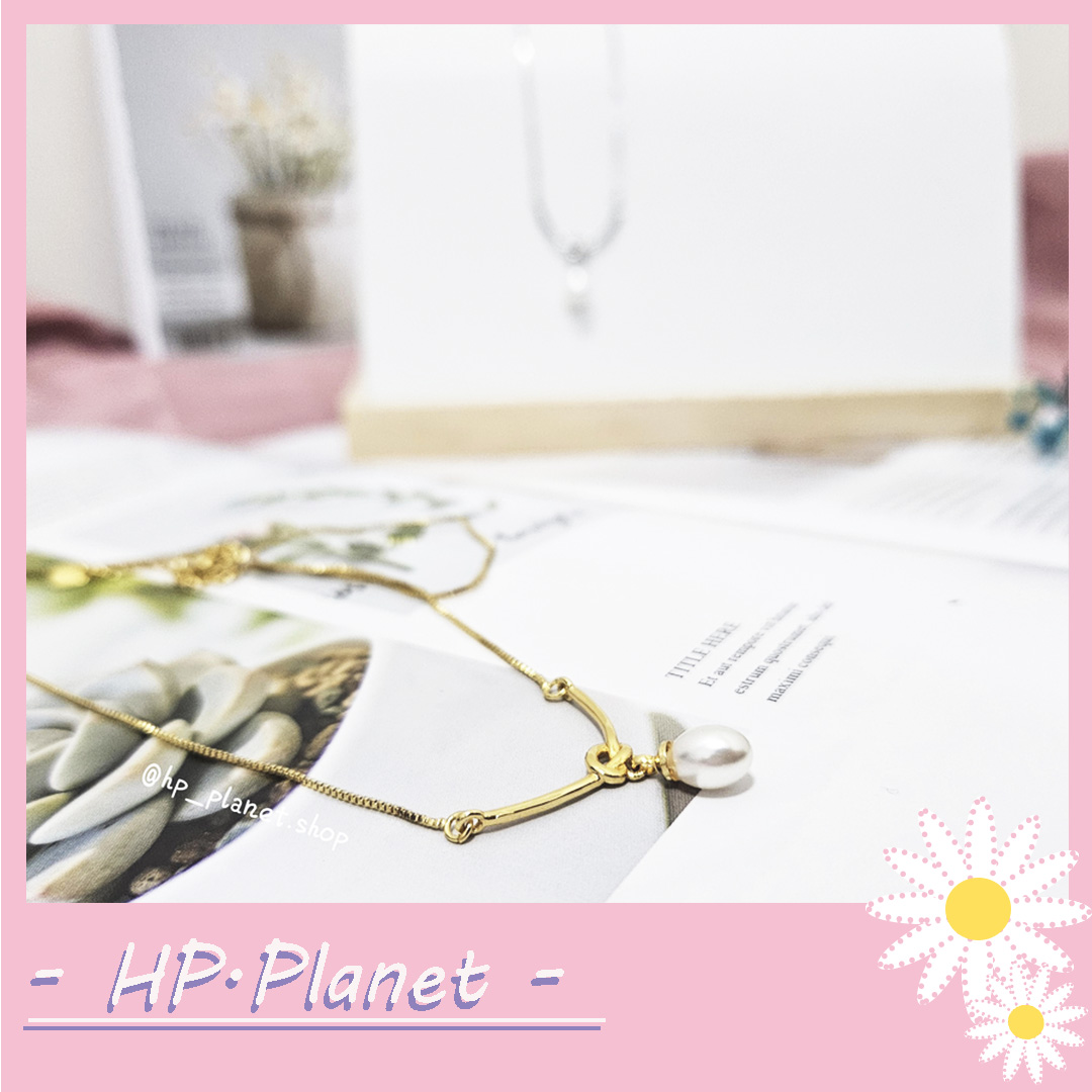 精緻質感小珍珠925純銀繩結項鍊 精緻質感小珍珠925純銀繩結項鍊