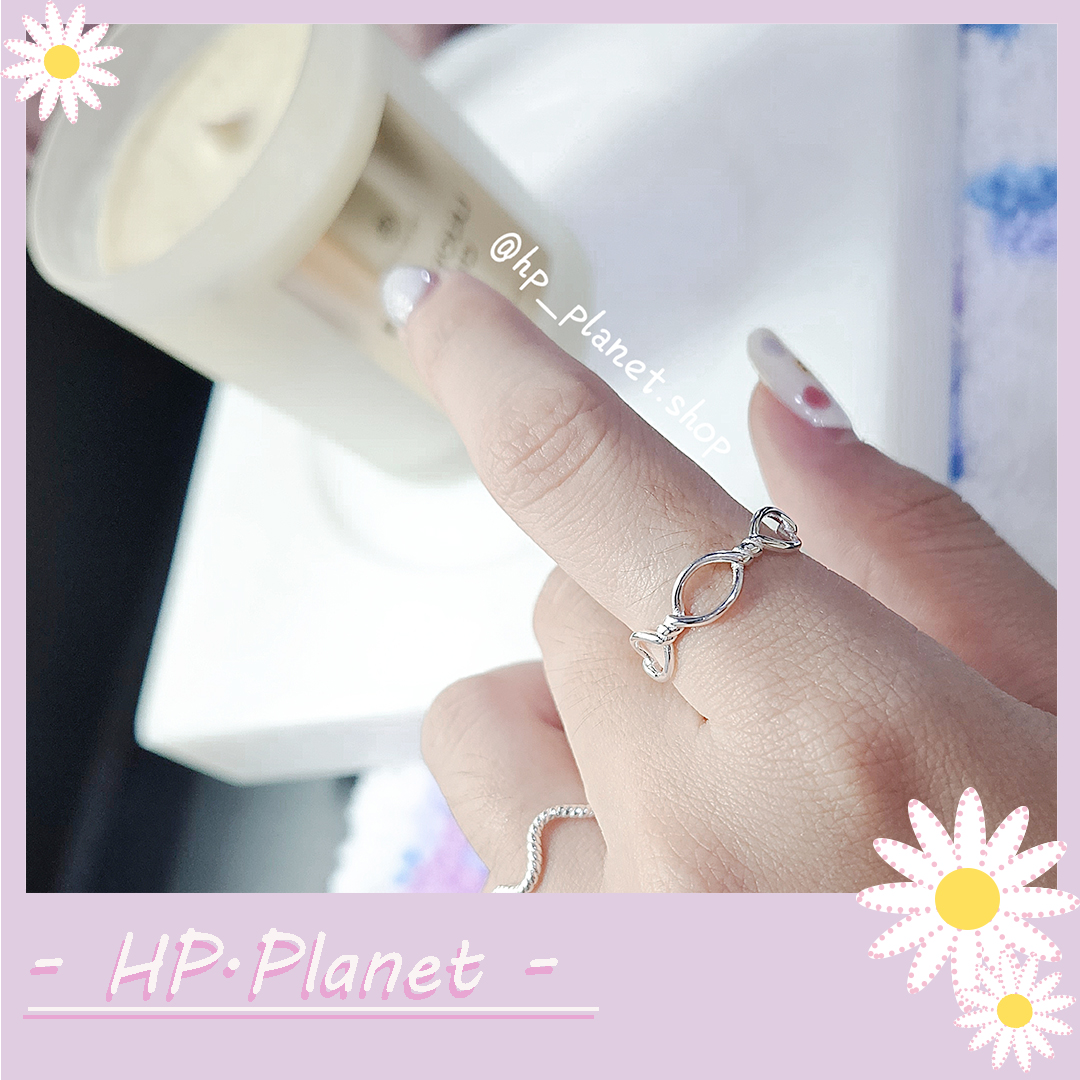 正韓 無限扭結可調925純銀戒指