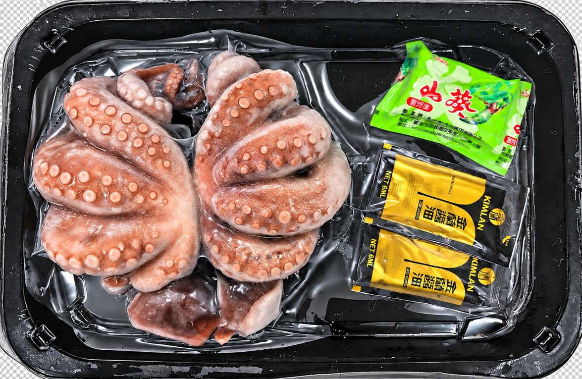 企鵝牌 野生熟章魚1