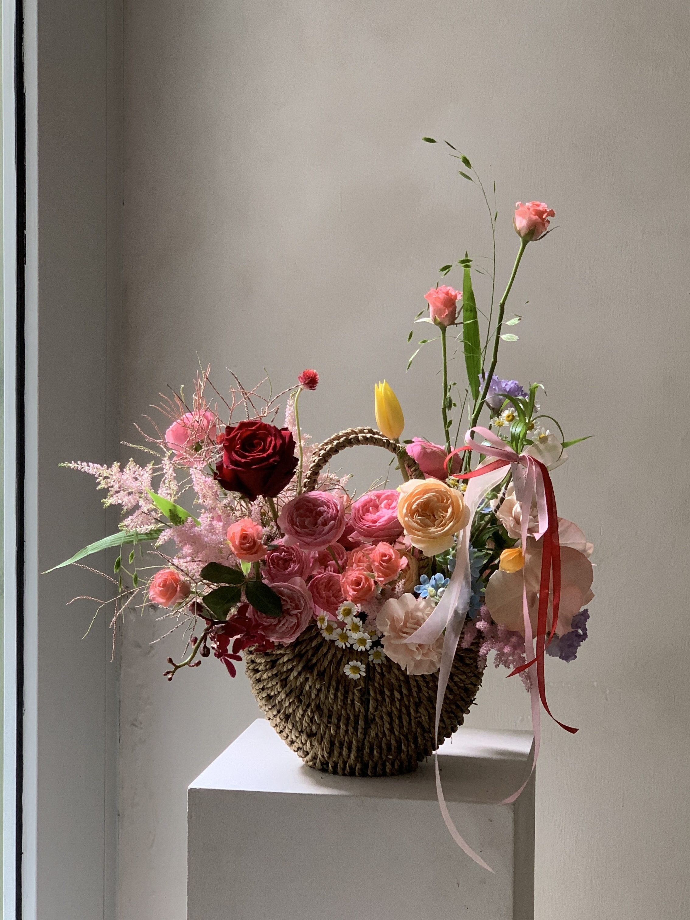 繽紛色系此刻花籃2