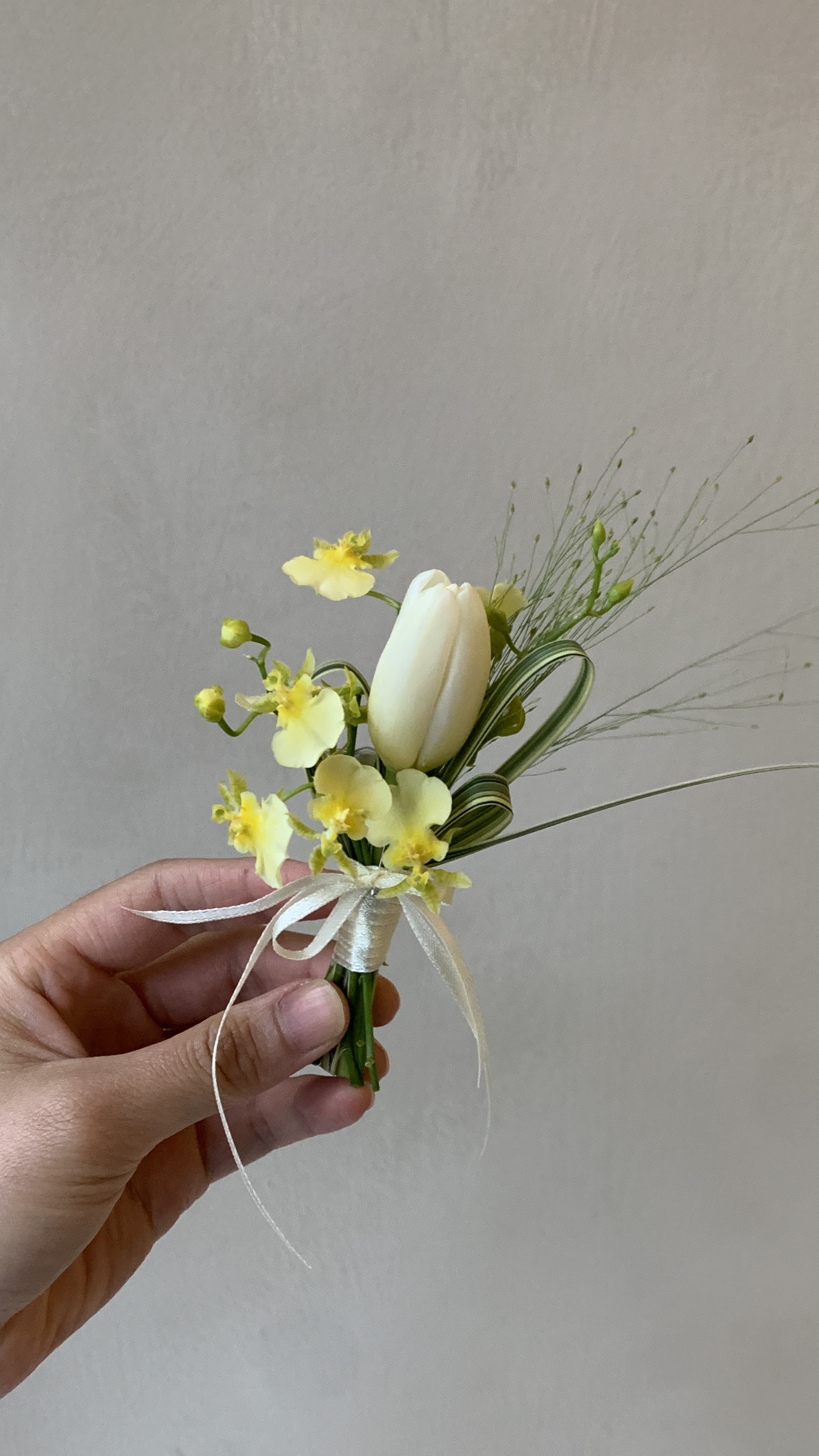 胸花 - 黃白色系2