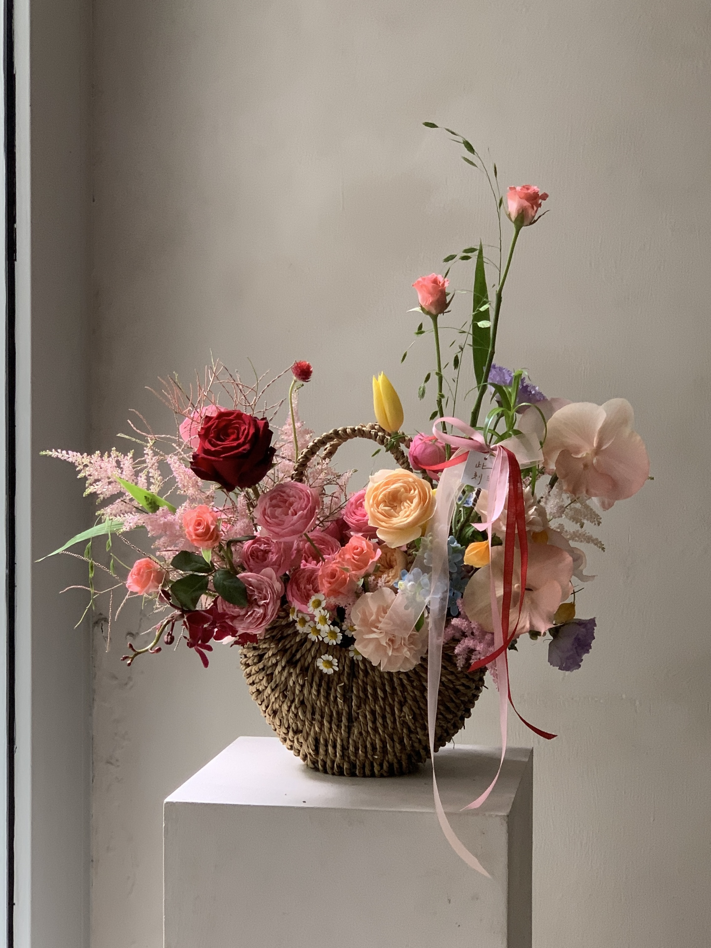 繽紛色系此刻花籃3