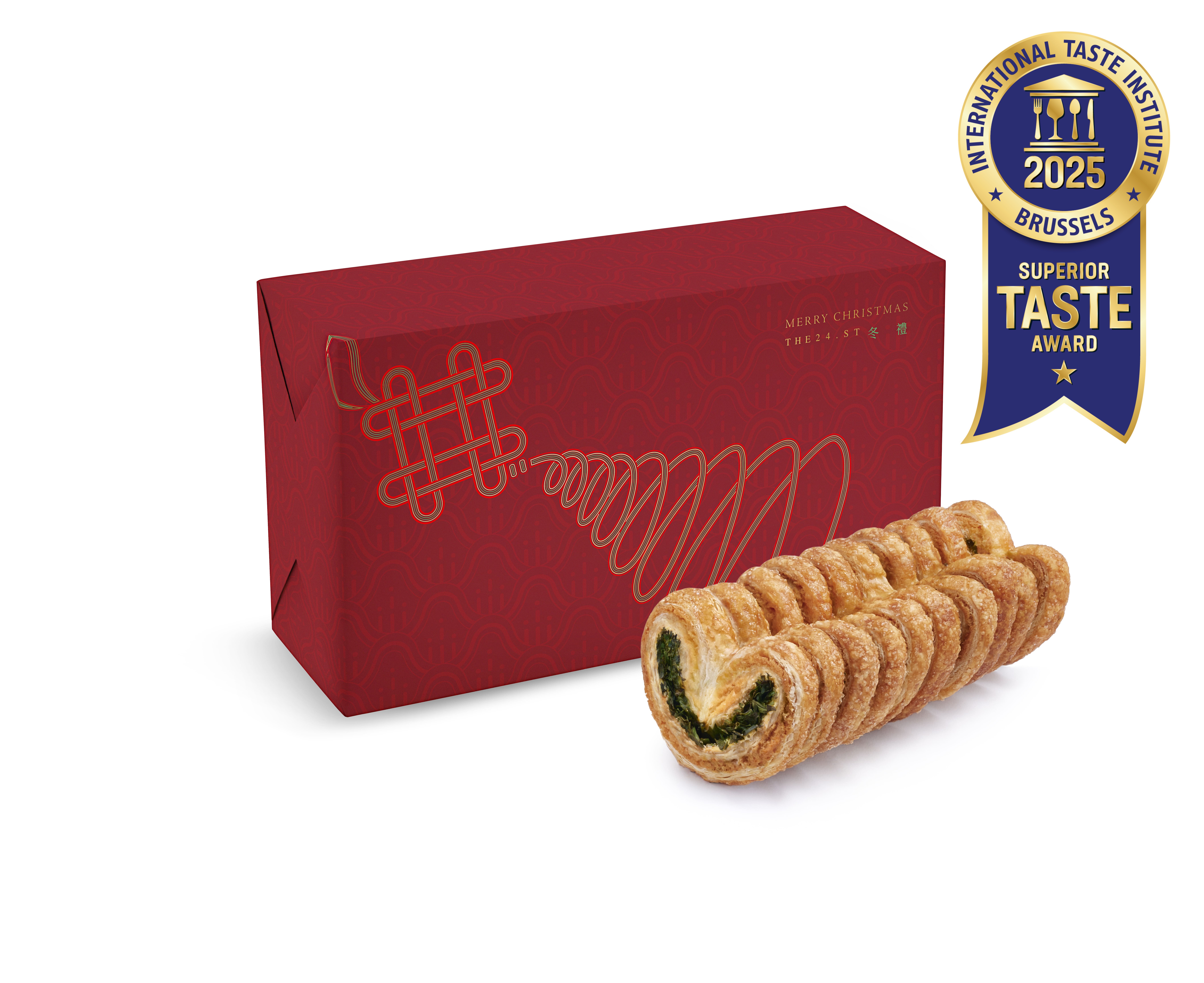 聖誕限定·三星蔥芝士蝴蝶酥禮盒 (10件裝) Christmas Edition - Sanxing Scallion and Cheese Palmiers Gift Box (10pcs)