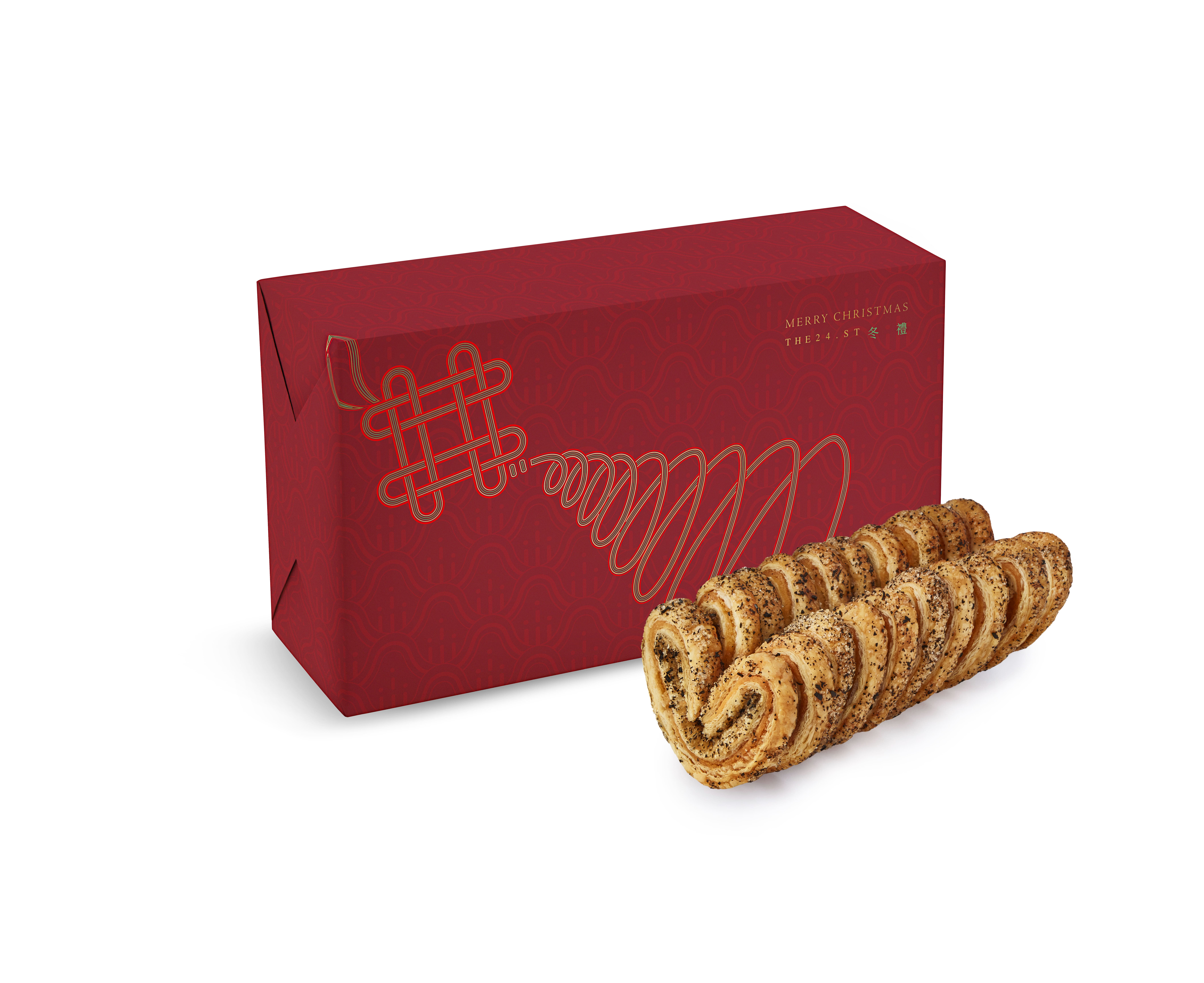 聖誕限定·荔枝紅茶蝴蝶酥禮盒 (10件裝) Christmas Edition - Lychee & Black Tea Palmiers Gift Box (10pcs)