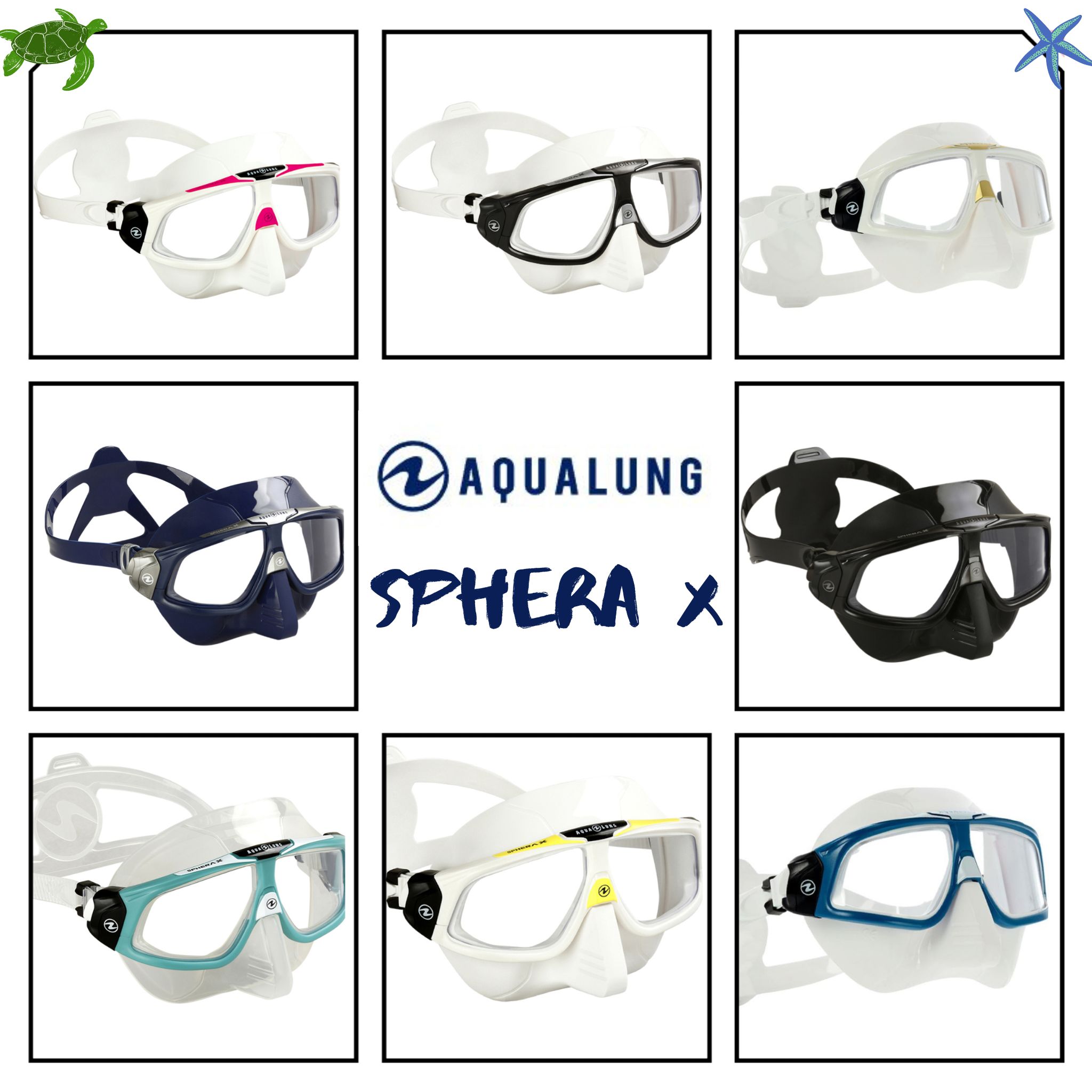 Aqualung Sphera X 新款面鏡