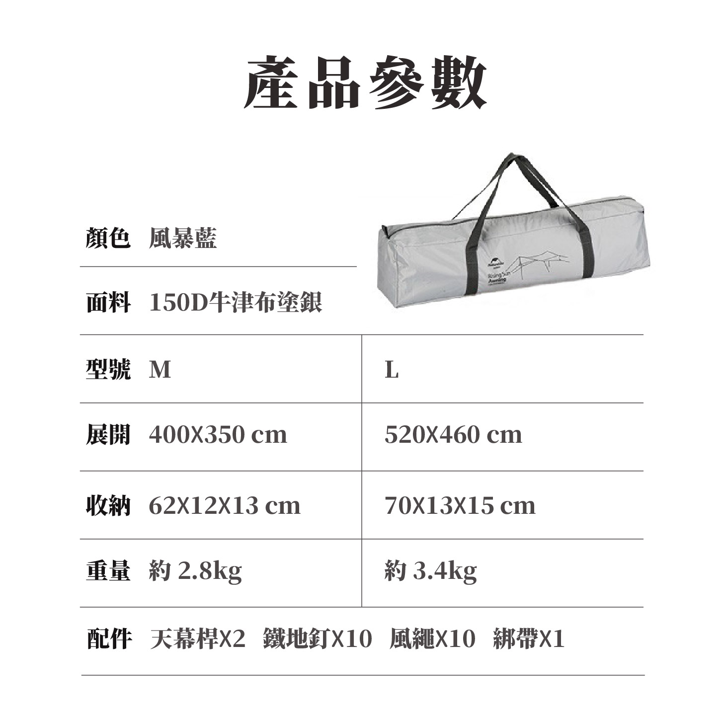 NH 塗銀天幕；Naturehike；NH；vm4b4xu.4rul3wu0 aj4；旭日六角天幕；防曬防水塗銀天幕；風暴藍；抗防紫外線；風繩；天幕桿；輕巧好搭建天幕；高CP值天幕；好用天幕；輕量天幕；NH16T013-5