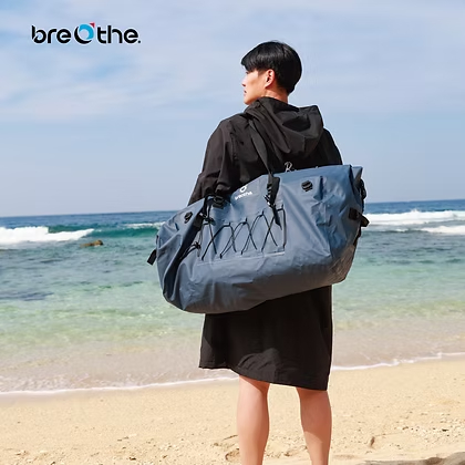 Breathe 水呼吸 75L超大容量防水裝備袋(水陸兩用/可肩背可手提)7